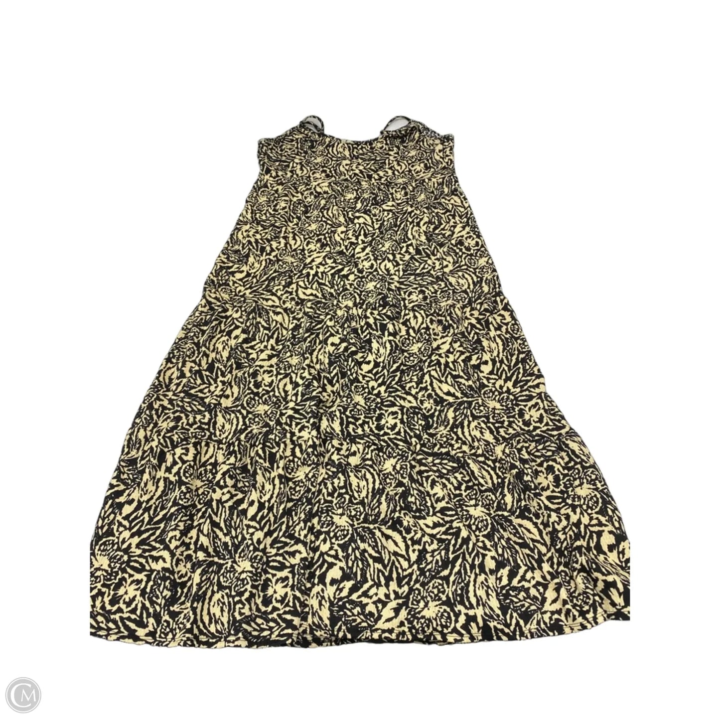 Dress Casual Maxi By Clothes Mentor In Black & Cream, Size: L