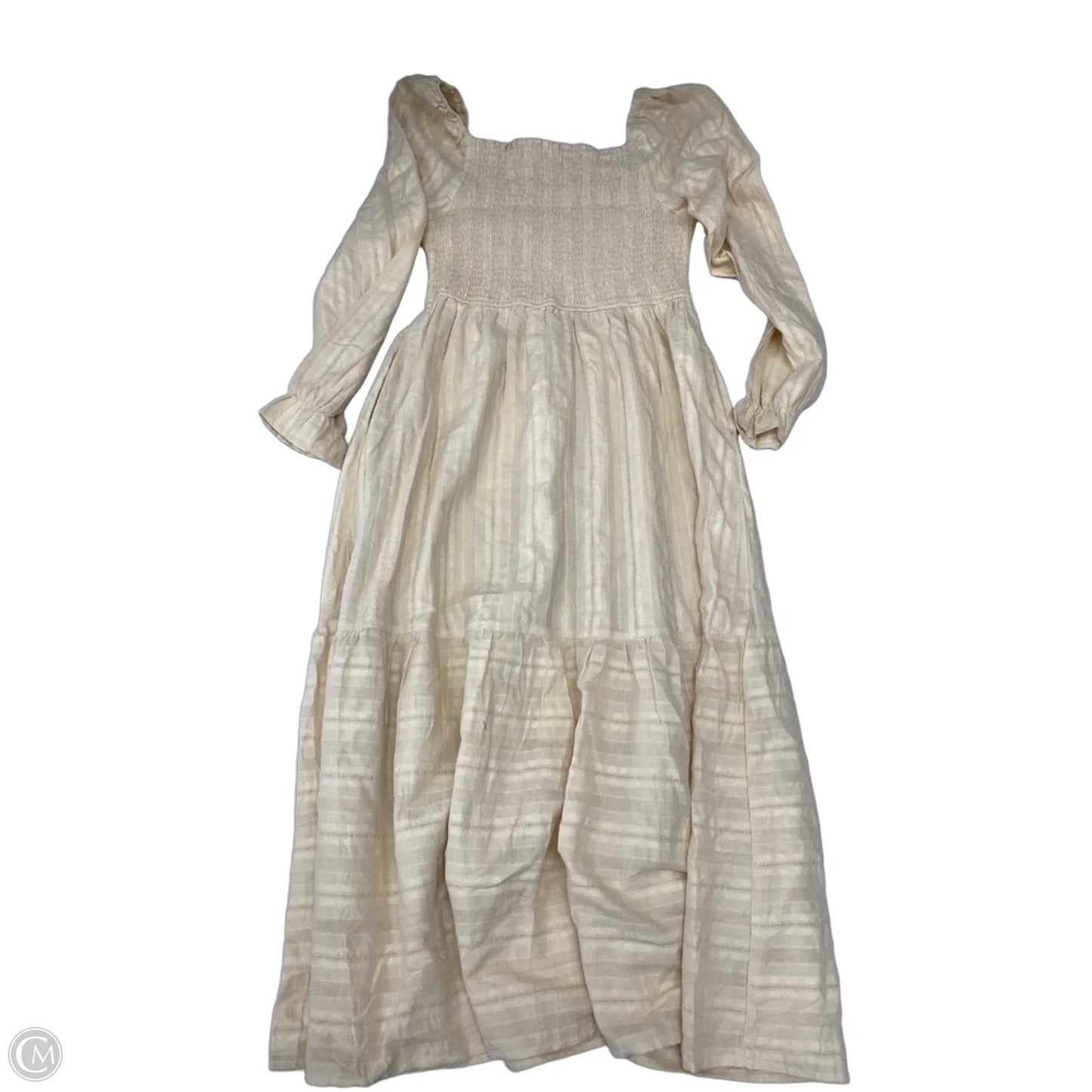 Dress Casual Maxi By Btfbm In Cream, Size: S