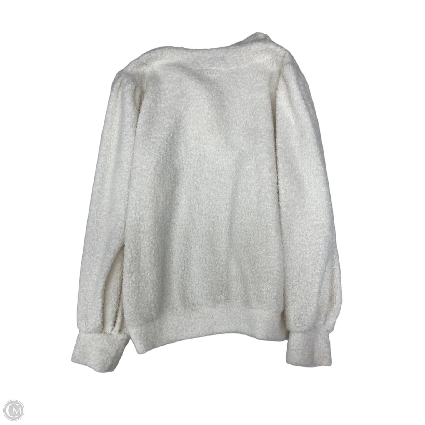 Sweater By Adrienne Vittadini In Cream, Size: L