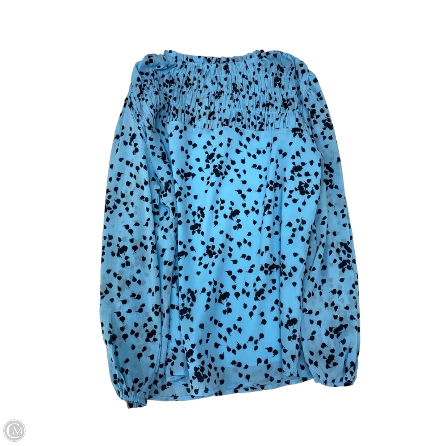 Blouse Long Sleeve By Dokotoo In Blue, Size: Xl