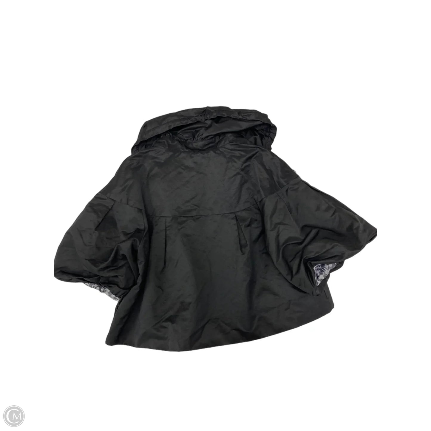 Coat Raincoat By Elle In Black, Size: M