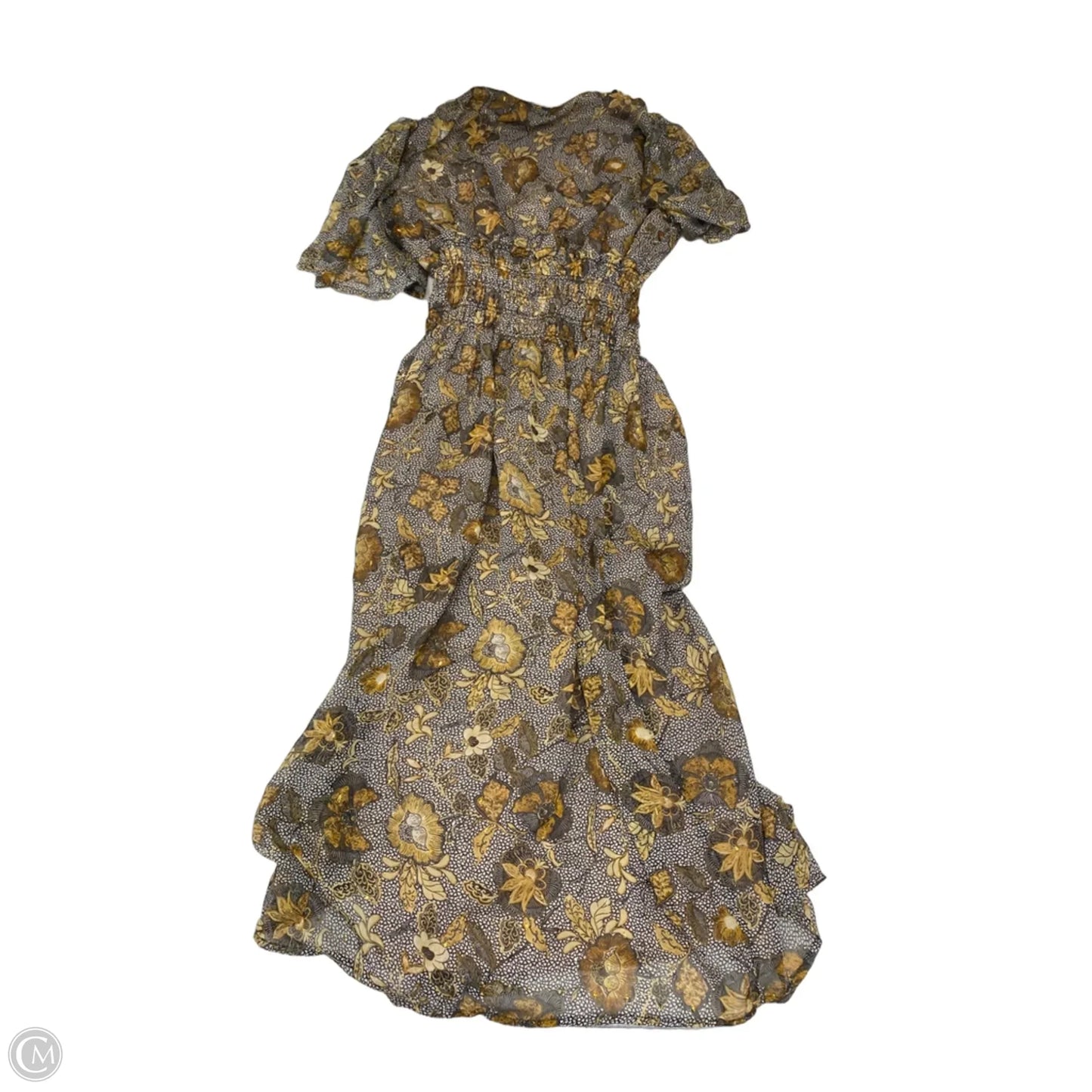 Dress Casual Maxi By Impressions In Brown, Size: S