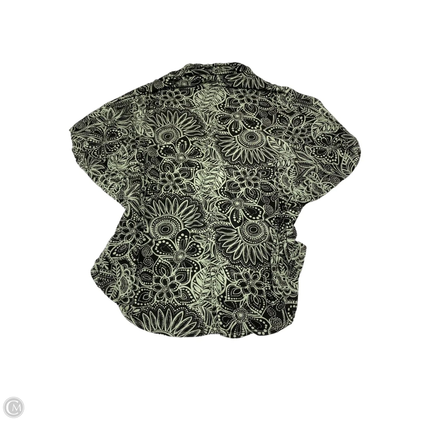 Top Short Sleeve By Bryn Walker In Floral Print, Size: S