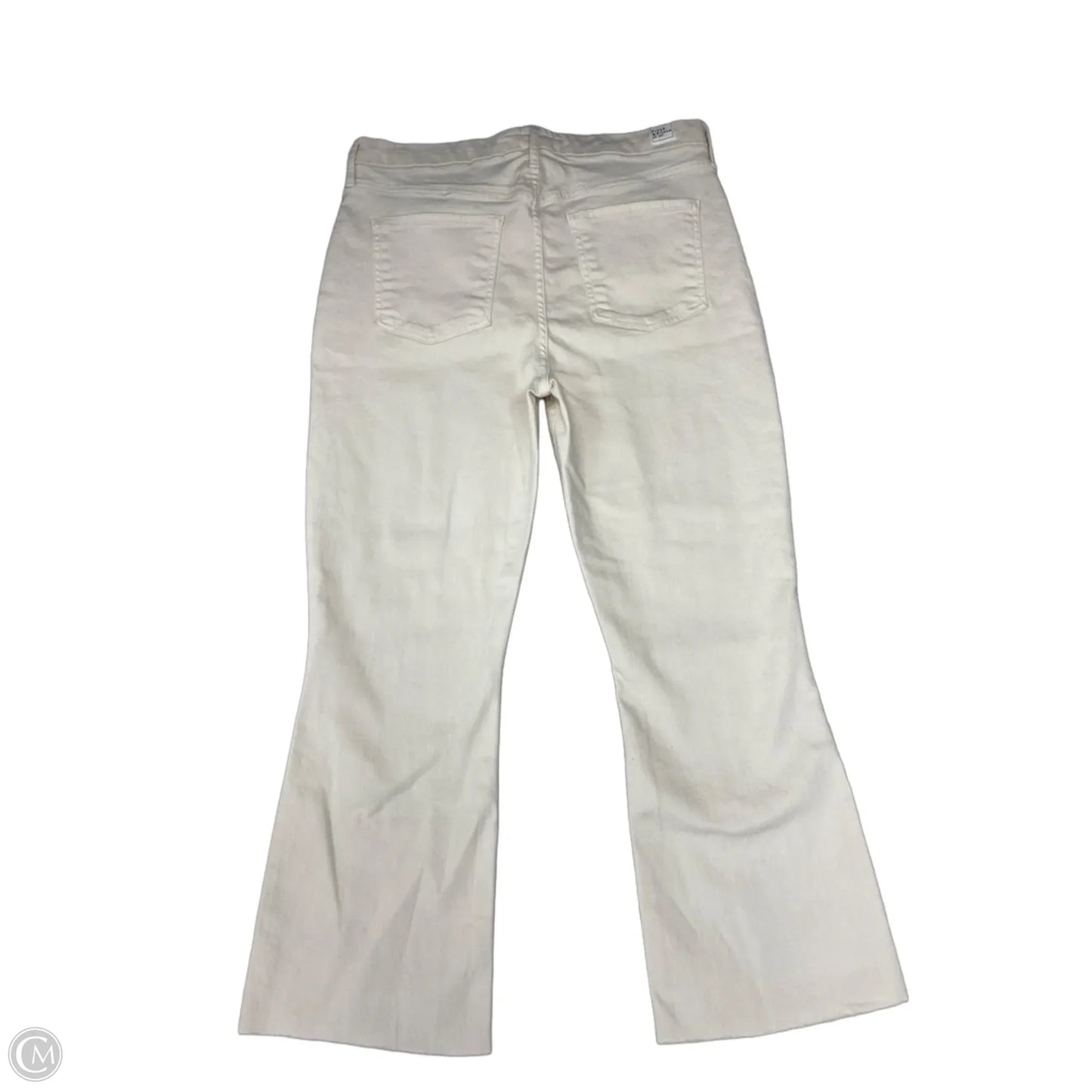 Jeans Wide Leg By Frank And Eileen In Cream, Size: 14