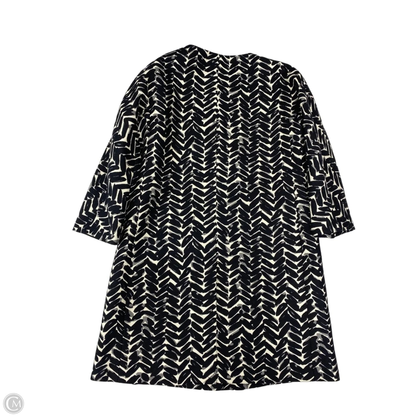 Coat Parka By Talbots In Black & White, Size: S