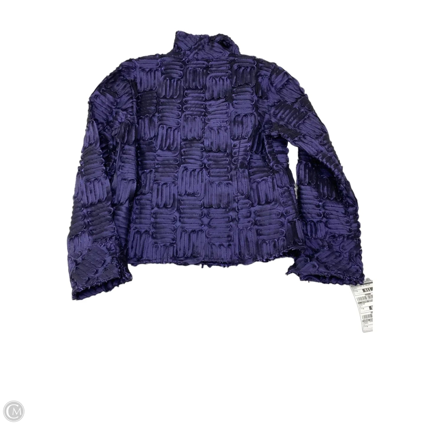 Jacket Shirt By Samuel Dong In Purple, Size: M