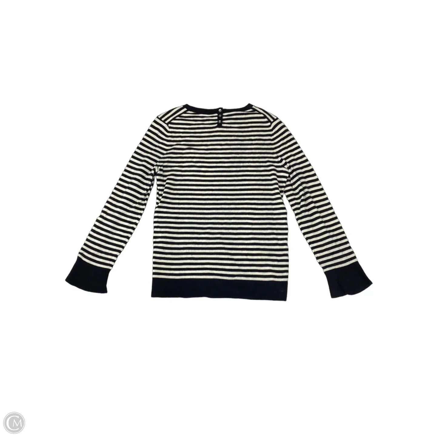 Sweater By Talbots In Striped Pattern, Size: M