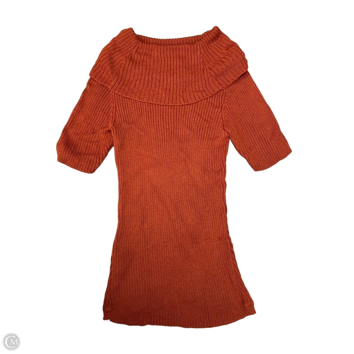 Top Short Sleeve By Jones New York In Orange, Size: M