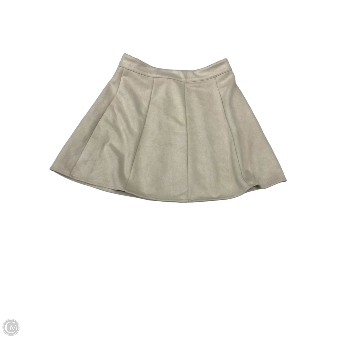 Skirt Mini & Short By Clothes Mentor In Beige, Size: 12