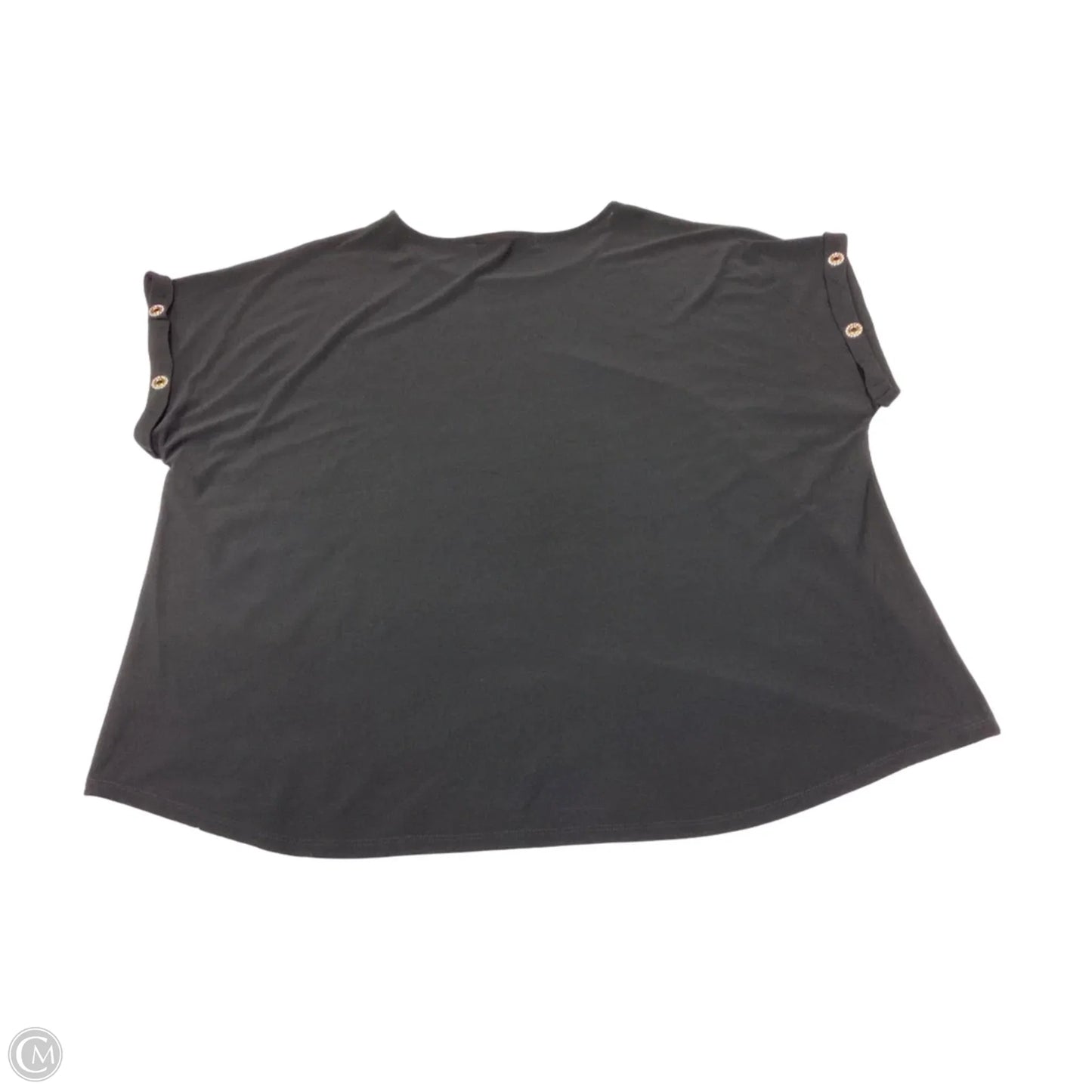 Blouse Short Sleeve By Love Scarlett In Black, Size: 3x