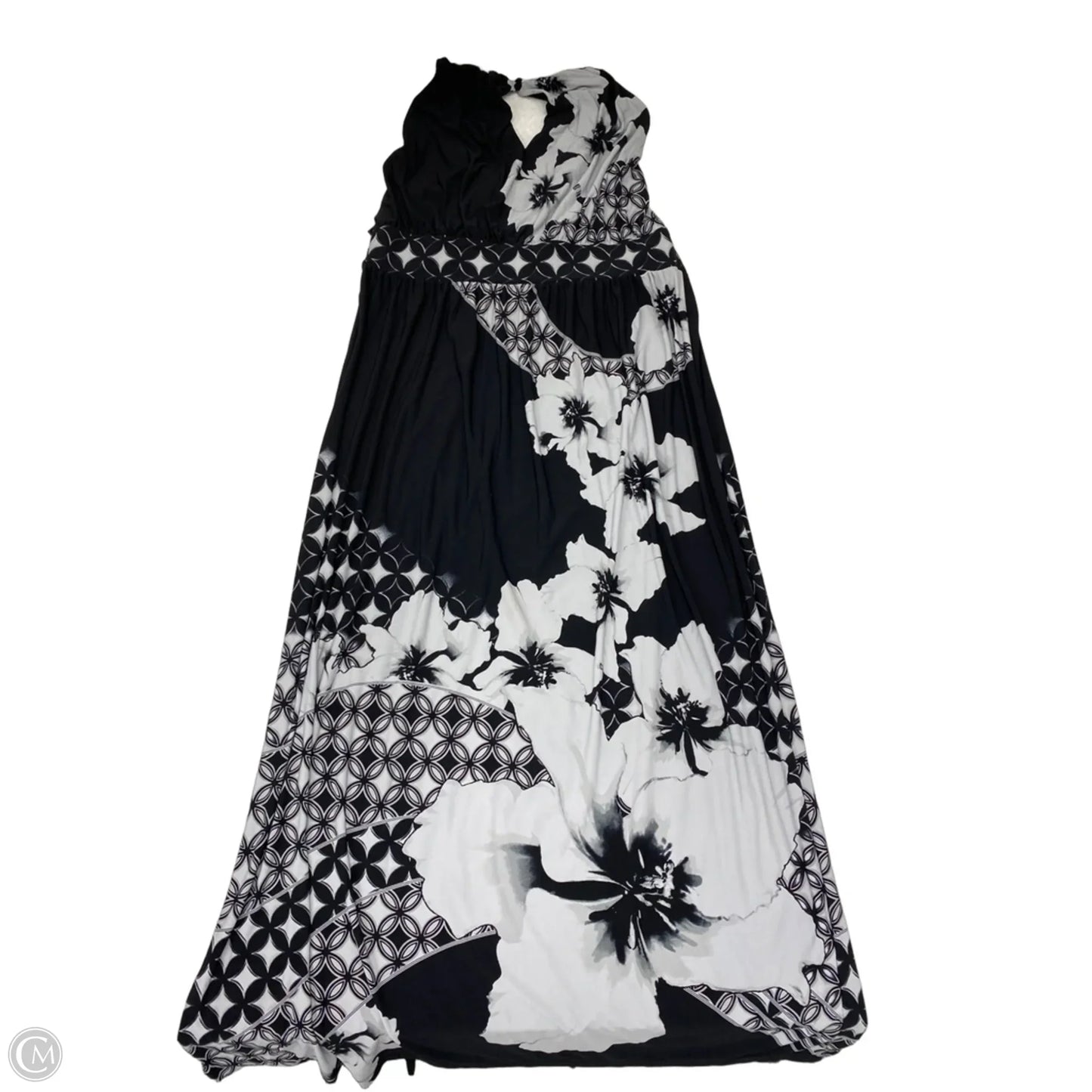 Dress Casual Maxi By White House Black Market In Black & White, Size: Xl