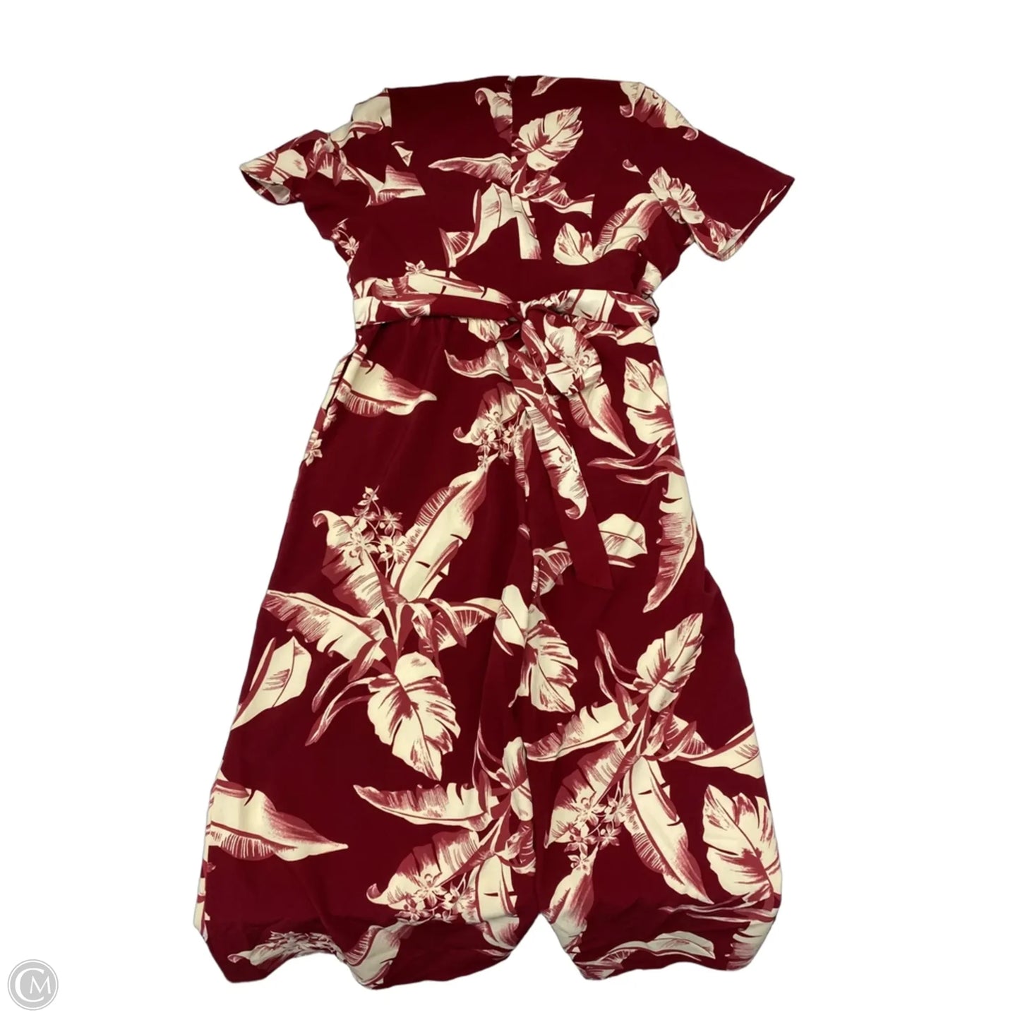 Jumpsuit By Lane Bryant In Red & White, Size: 2x