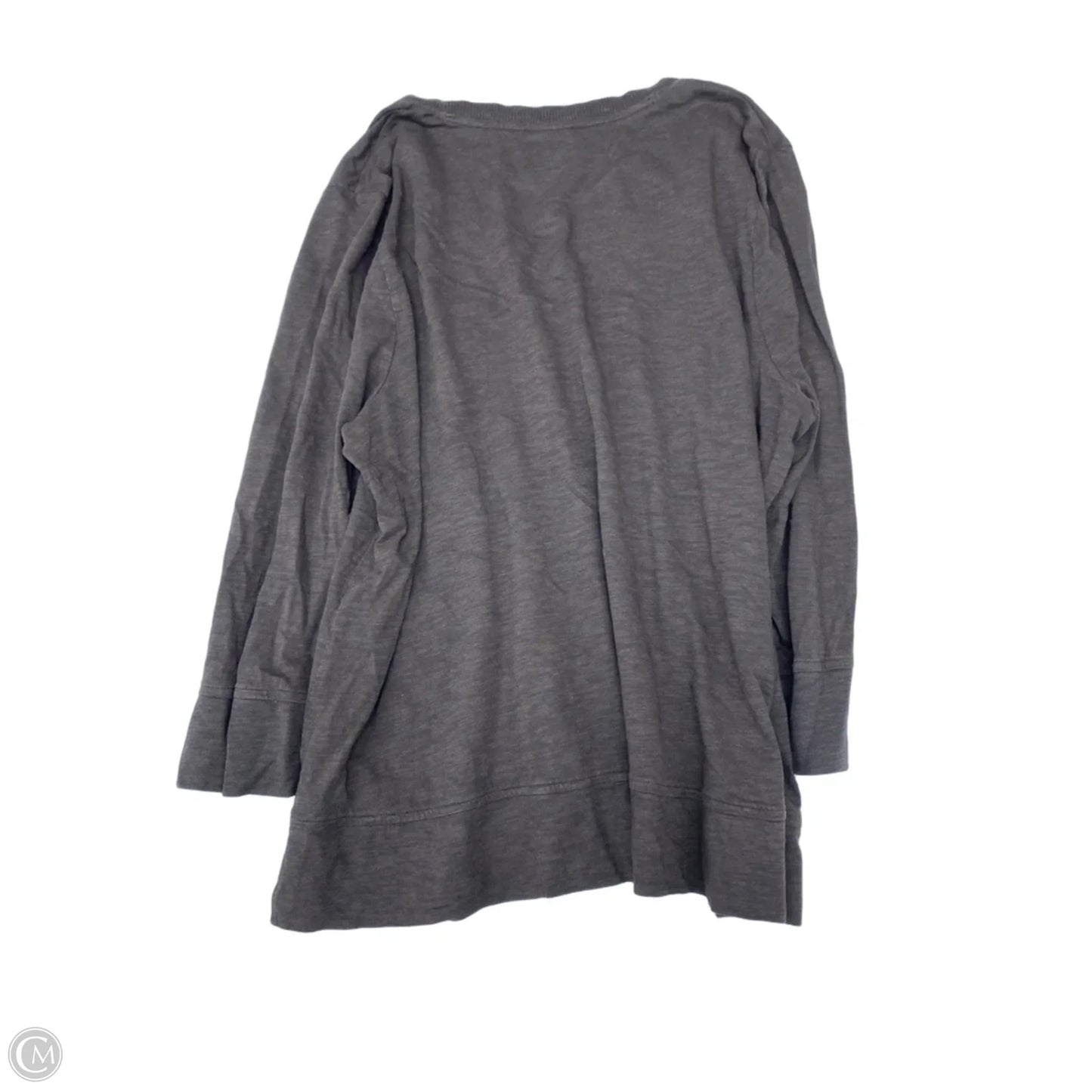 Top Long Sleeve By Chicos In Brown, Size: Xl