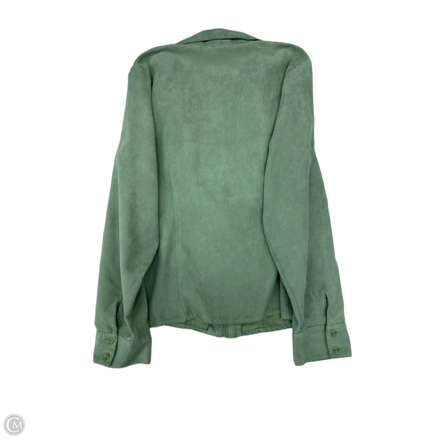 Jacket Shirt By Sonoma In Green, Size: Xl