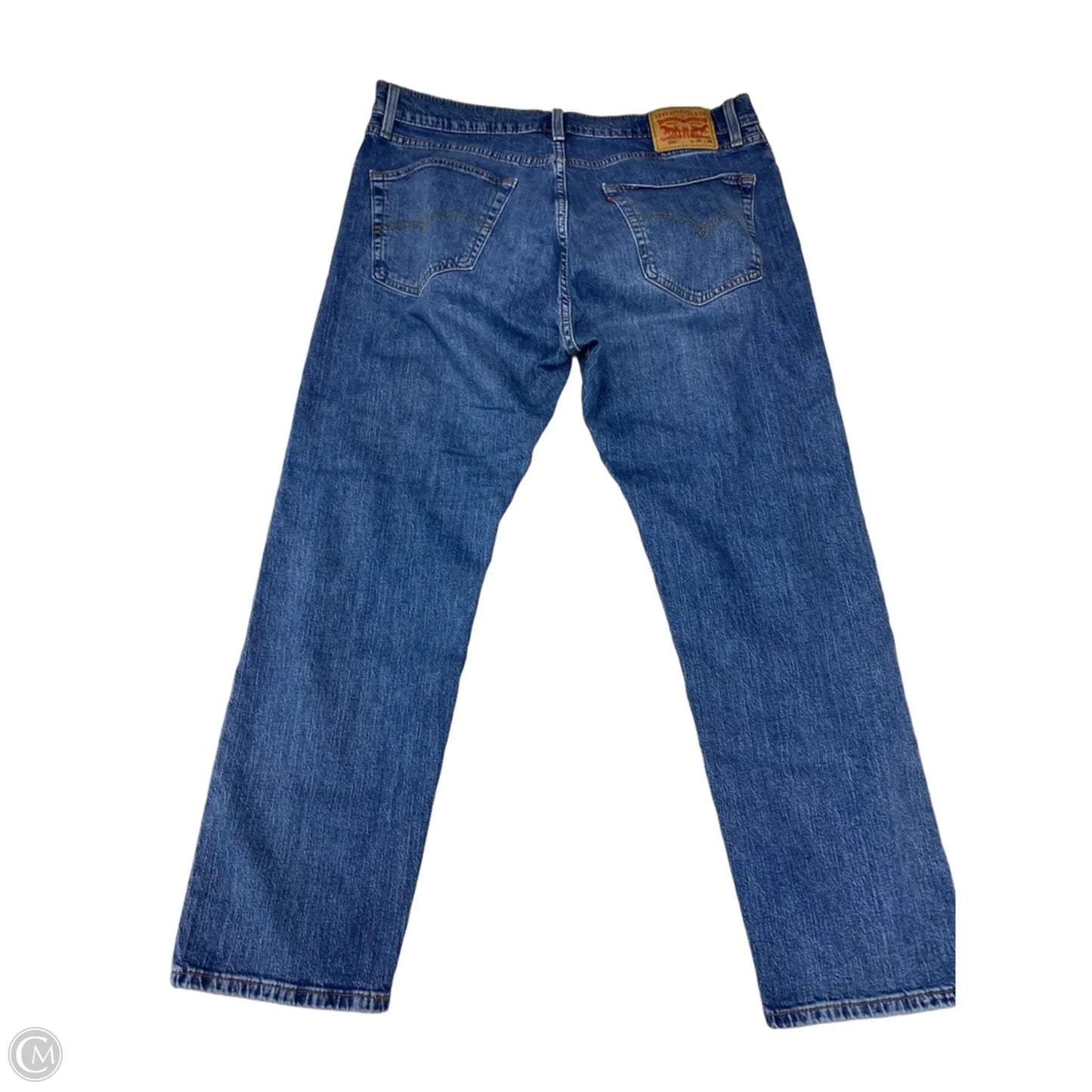 Jeans Straight By Levis In Blue, Size: 18