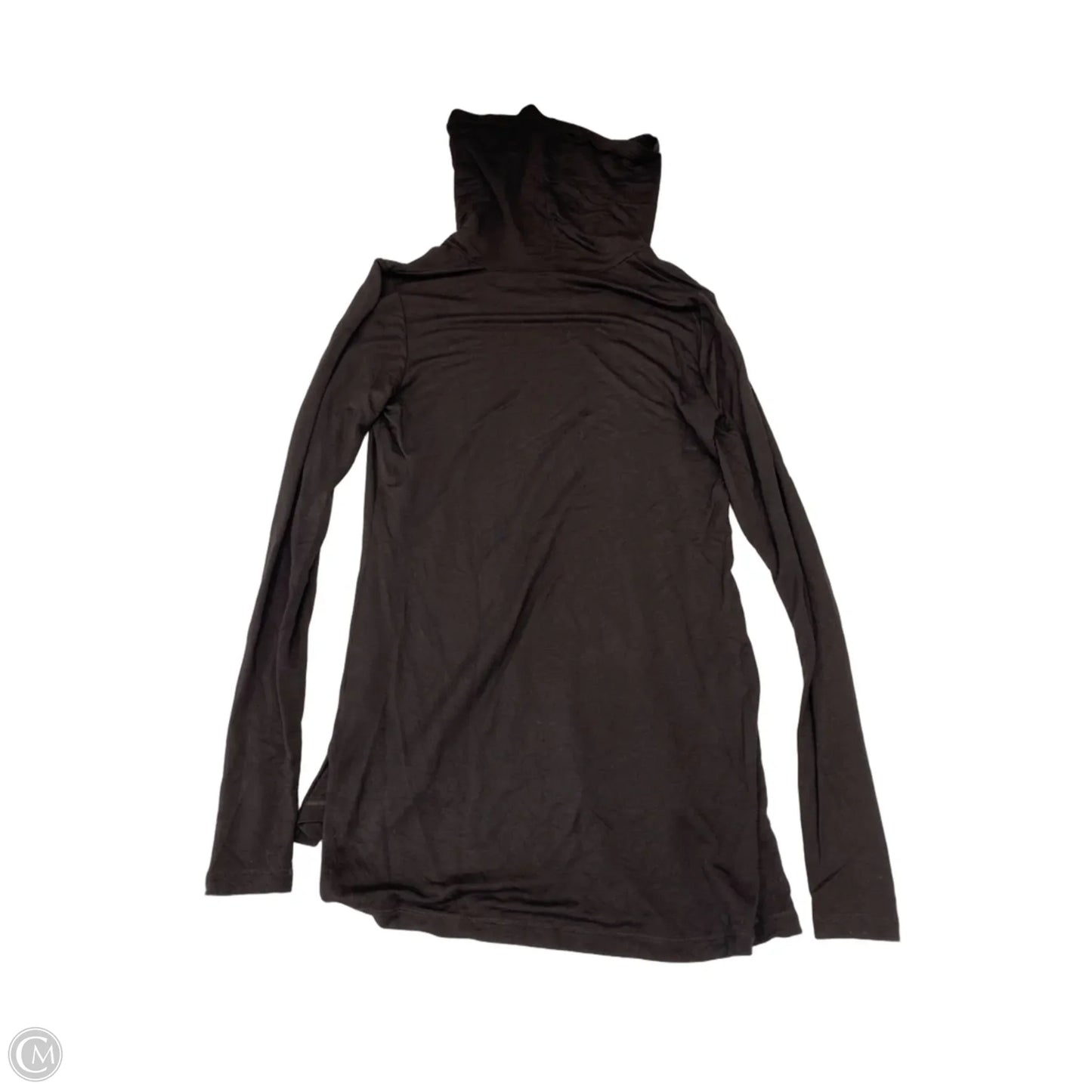 Top Long Sleeve Basic By Cabi In Brown, Size: S