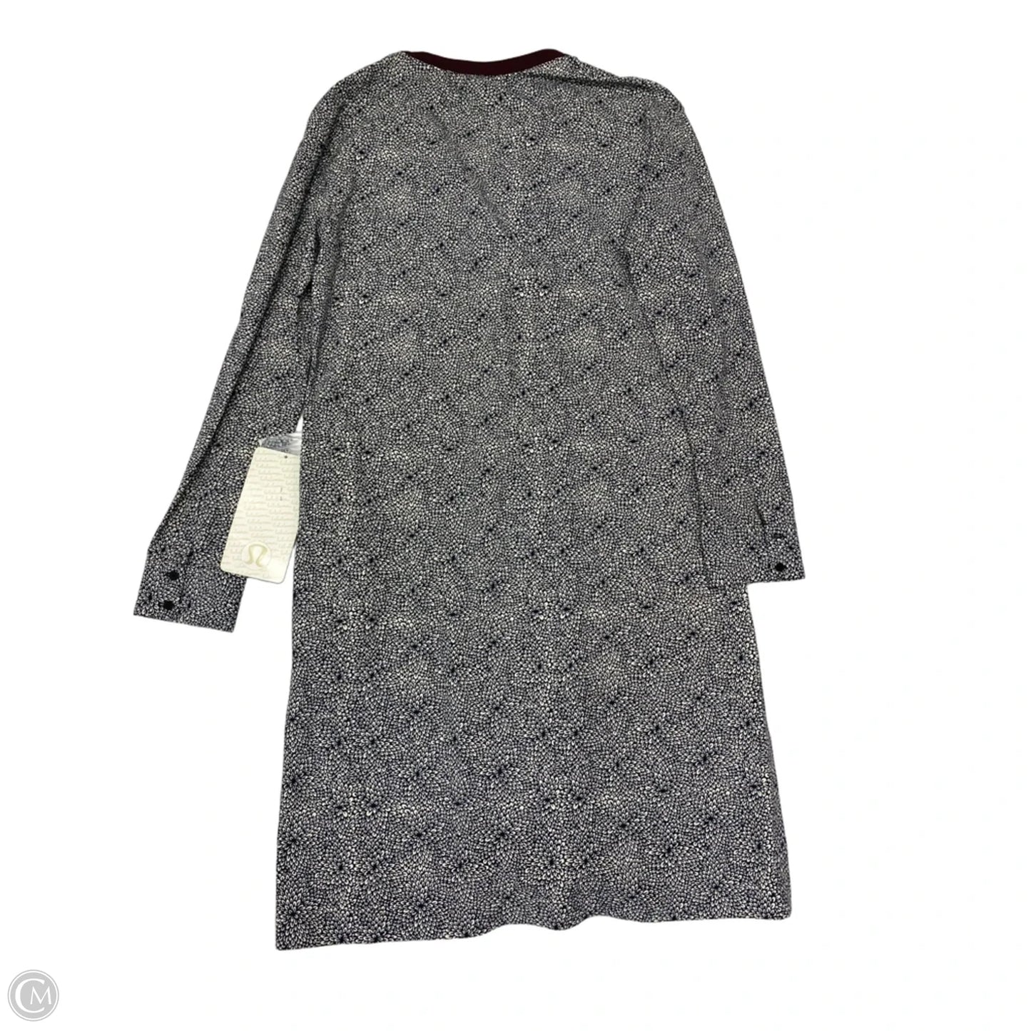 Dress Casual Midi By Lululemon In Blue & Cream, Size: S
