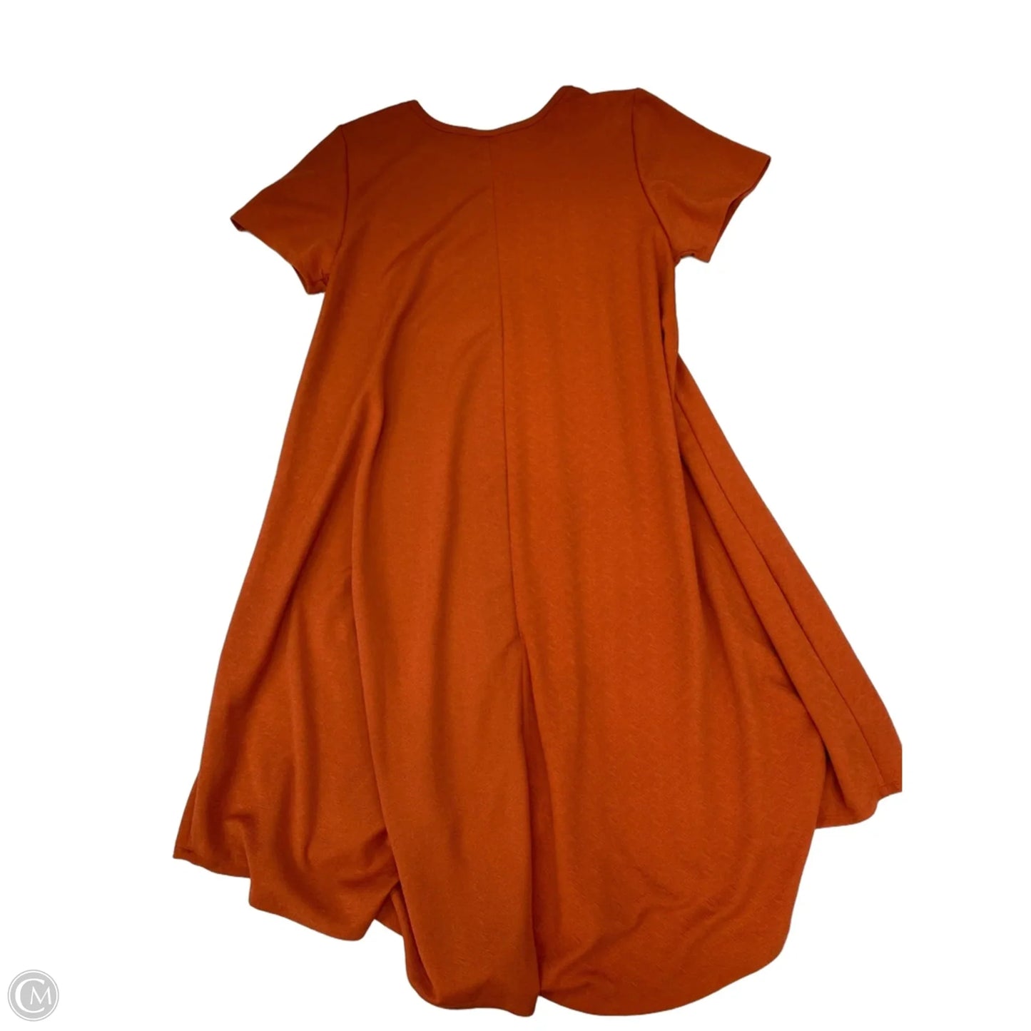 Dress Casual Short By Lularoe In Orange, Size: 2x