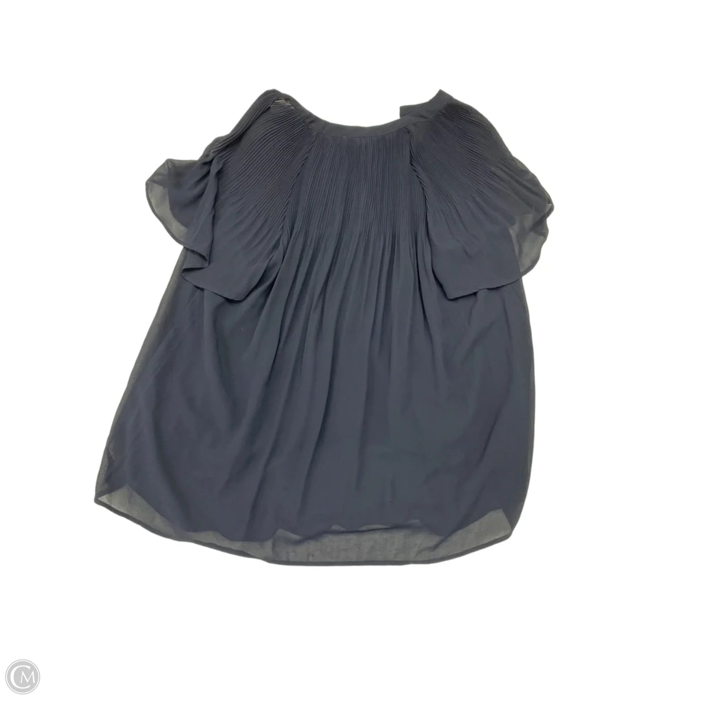 Blouse Short Sleeve By Philosophy In Navy, Size: 1x