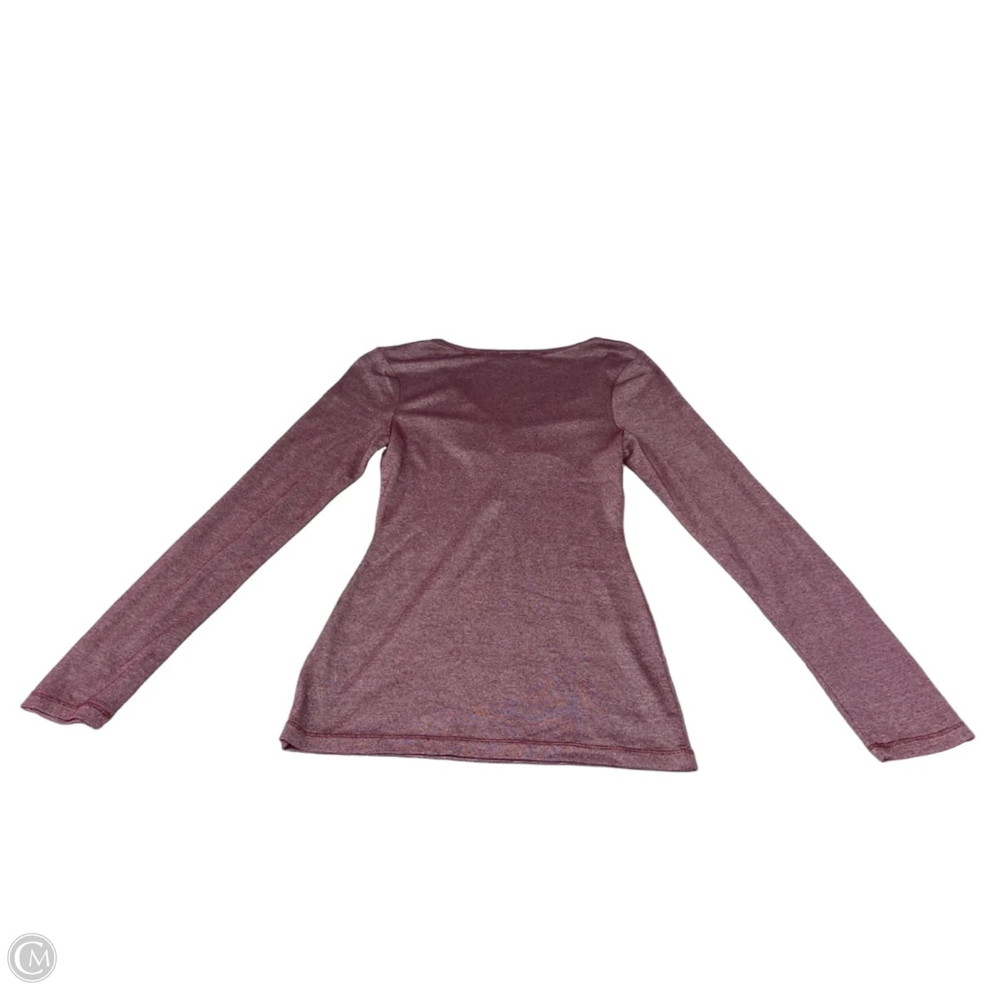 Top Long Sleeve By Cmc In Mauve, Size: M