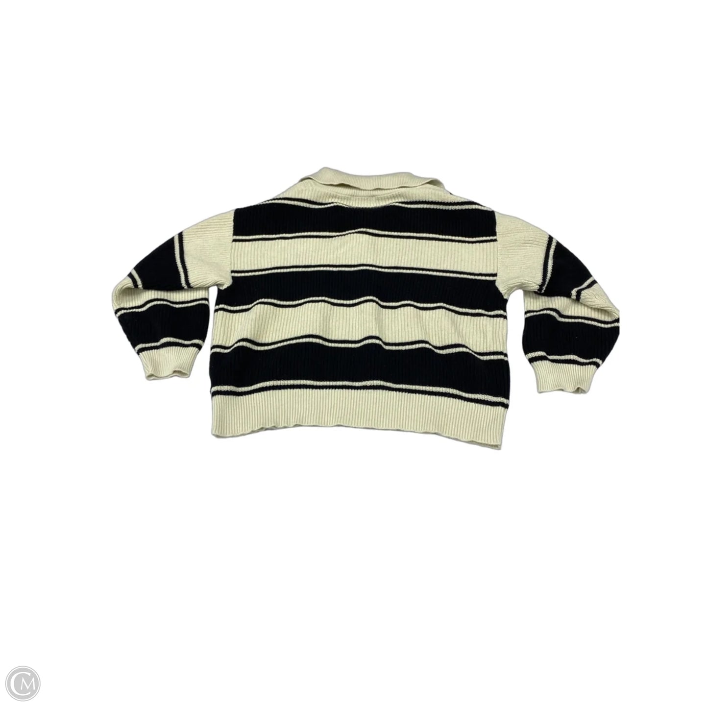 Sweater By Gilli In Black & Cream, Size: S
