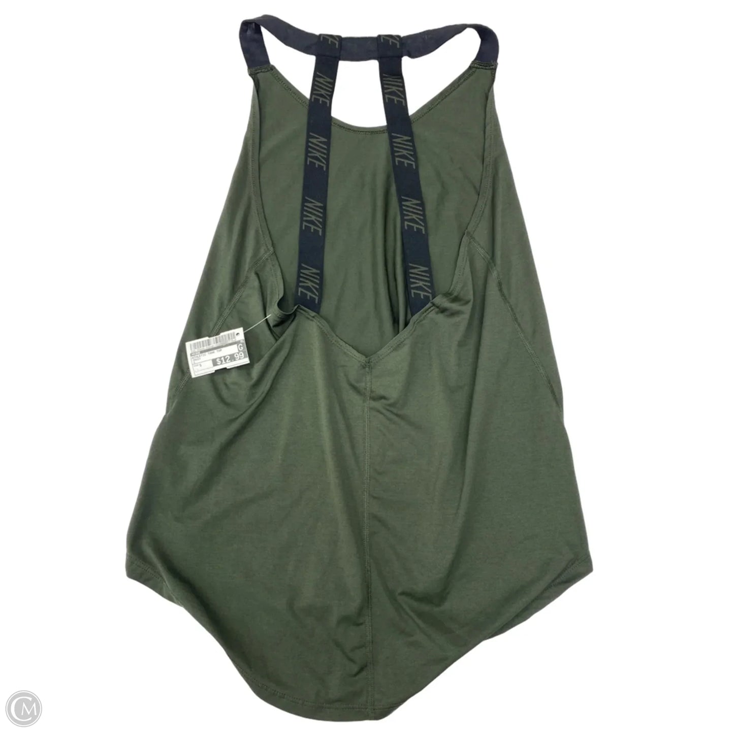 Athletic Tank Top By Nike In Green, Size: S