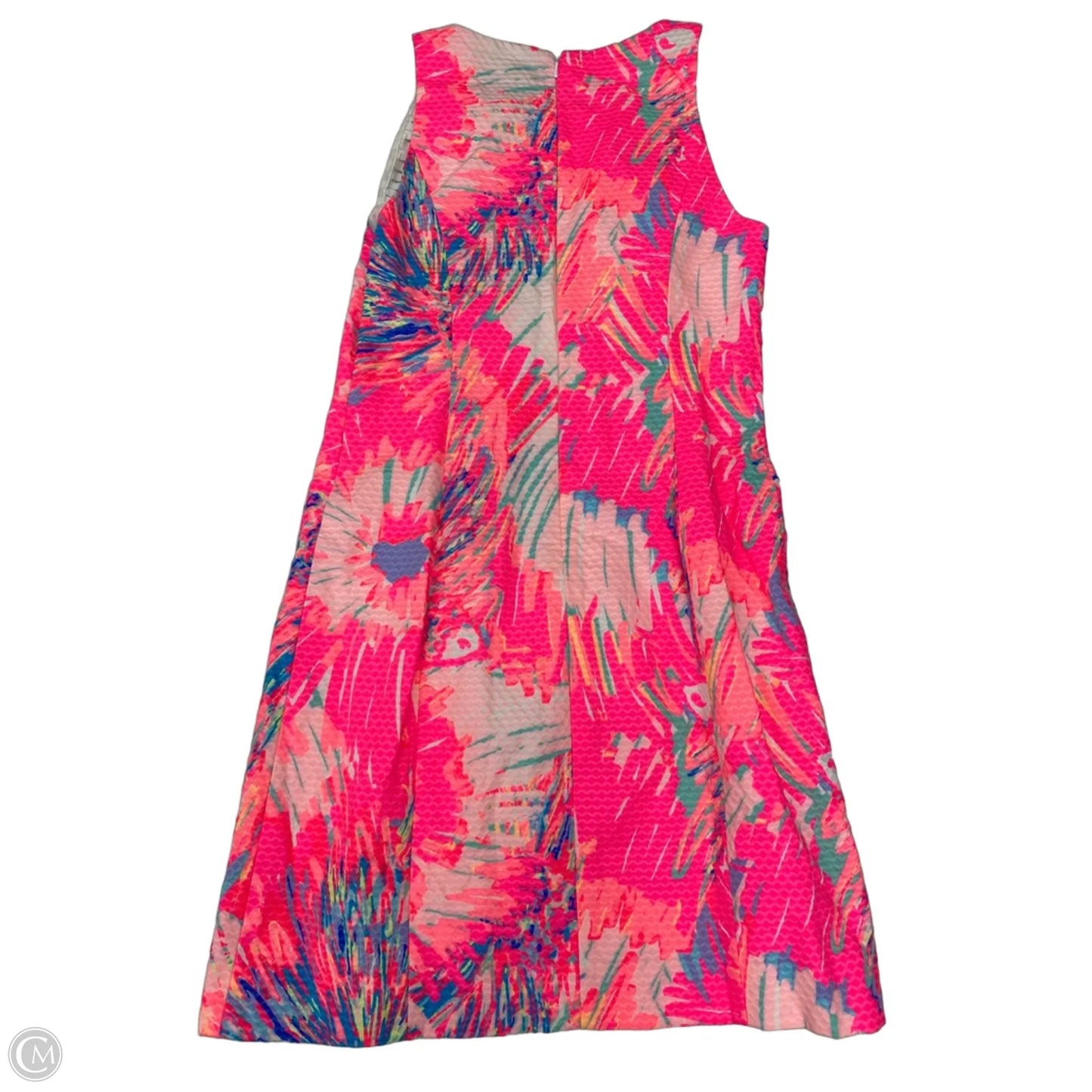 Dress Designer By Lilly Pulitzer In Pink & White, Size: 2