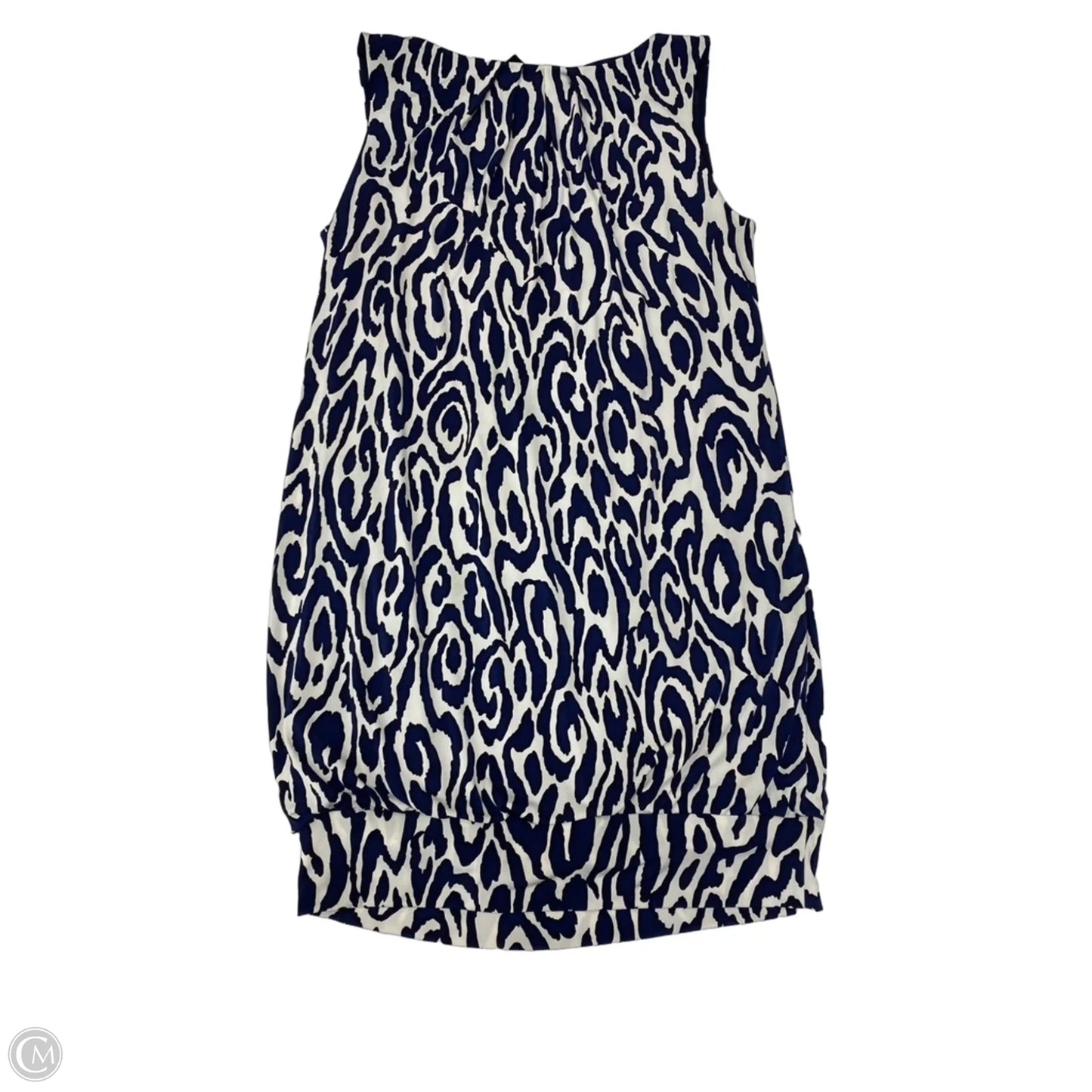 Dress Work By International Concepts In Blue & White, Size: Xl