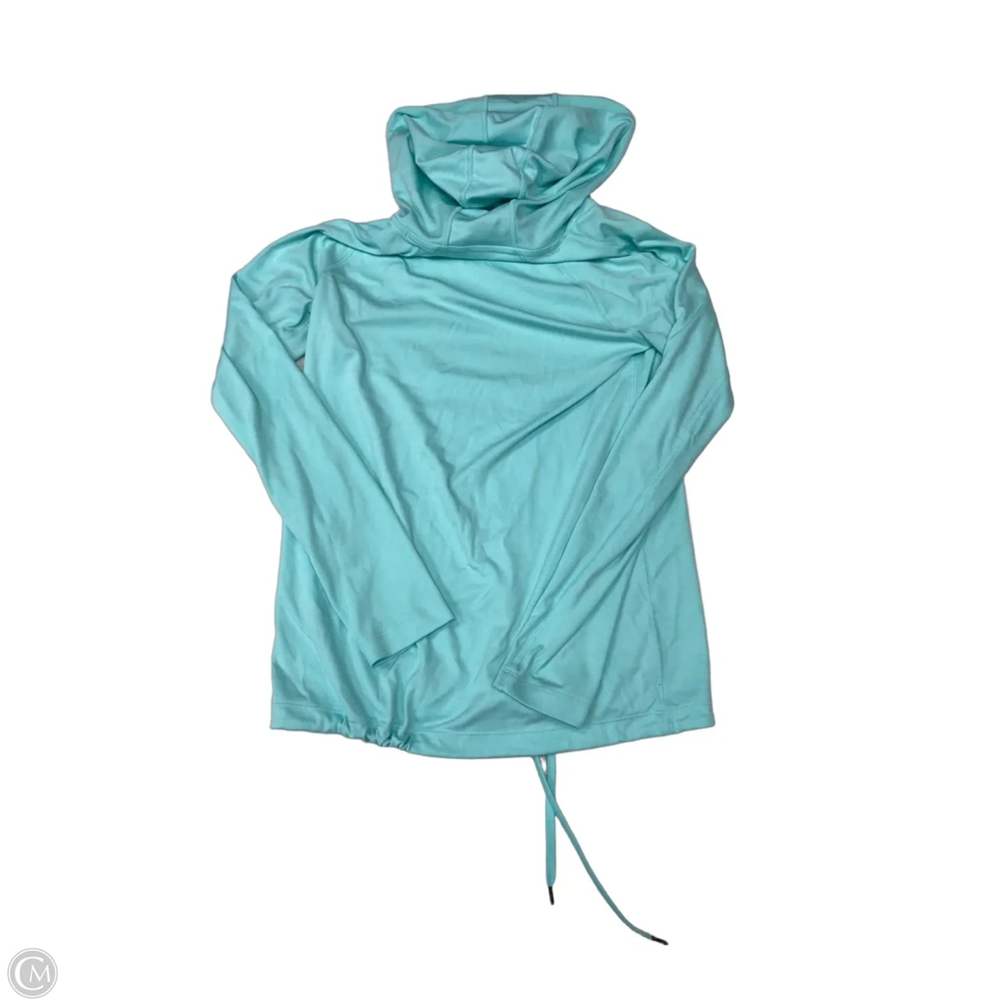 Athletic Top Long Sleeve Hoodie By Clothes Mentor In Aqua, Size: Xs