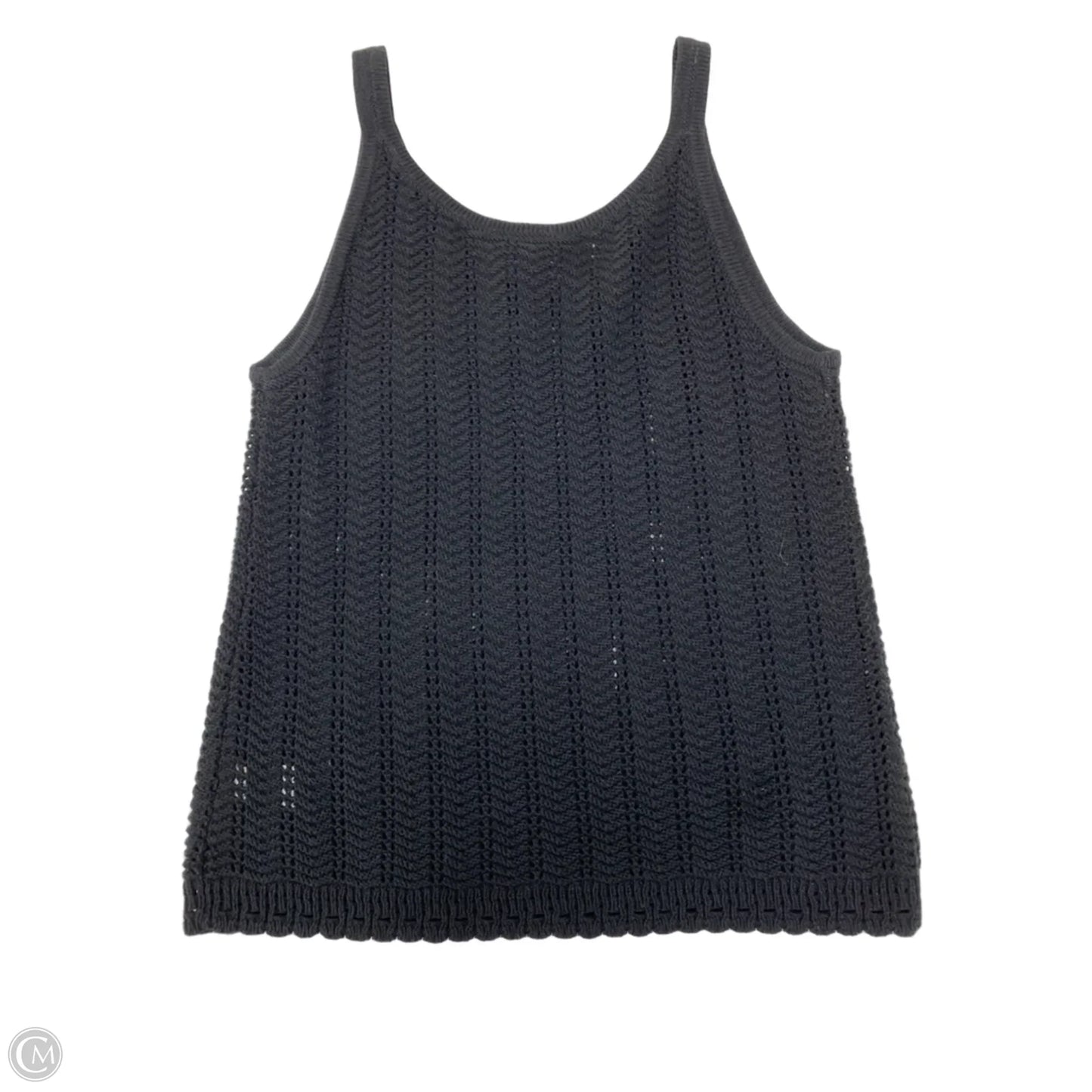 Top Sleeveless By Scoop In Black, Size: S