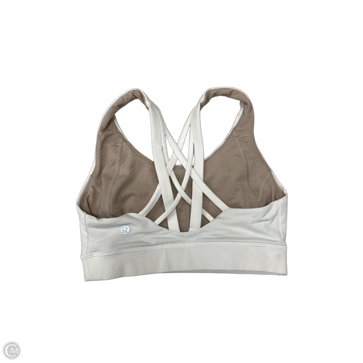 Athletic Bra By Lululemon In White, Size: S