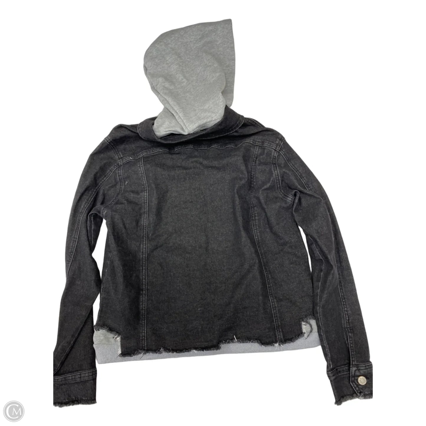 Jacket Denim By White Birch In Black Denim, Size: S