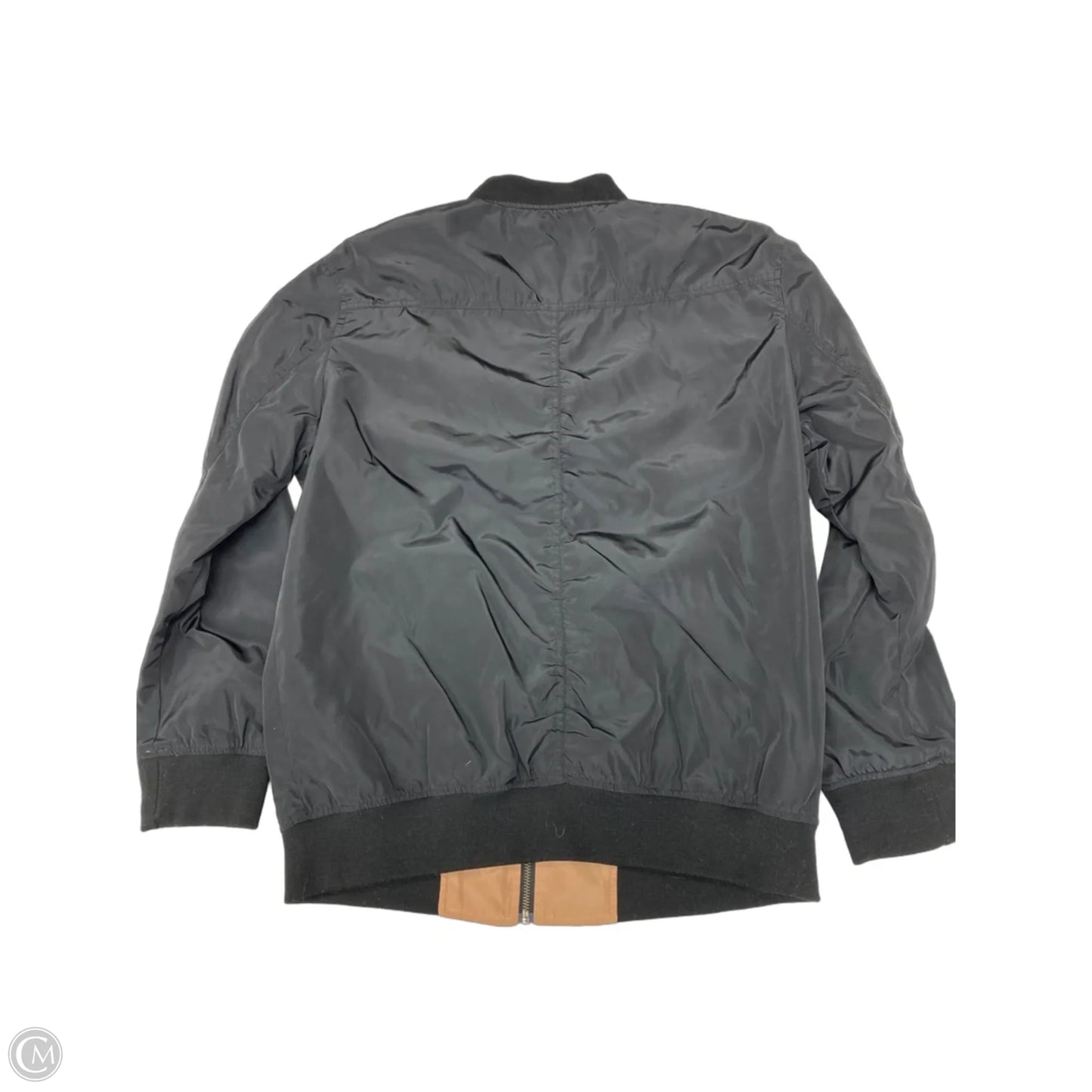 Jacket Windbreaker By Clothes Mentor In Black, Size: M