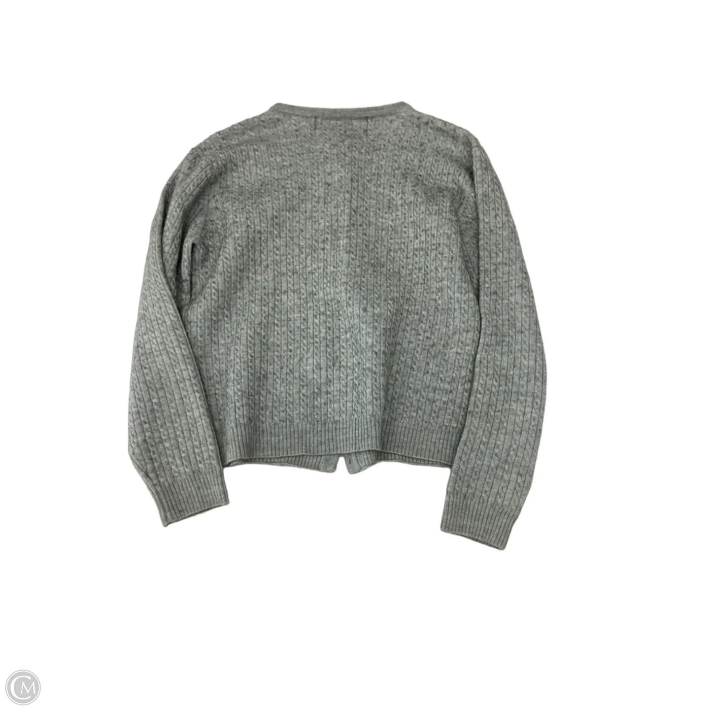 Cardigan By Crystal In Grey, Size: M