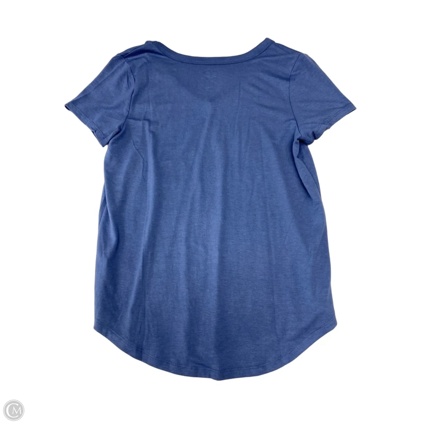 Top Short Sleeve Basic By So In Blue, Size: M
