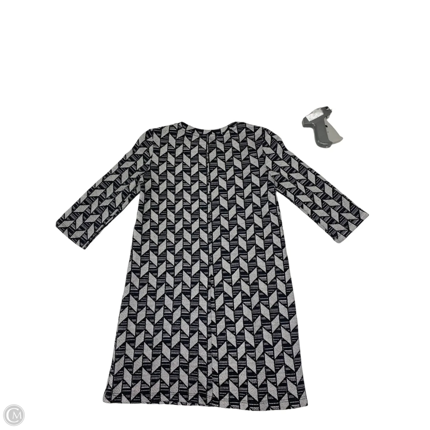 Dress Casual Short By Zara In Black & Grey, Size: S