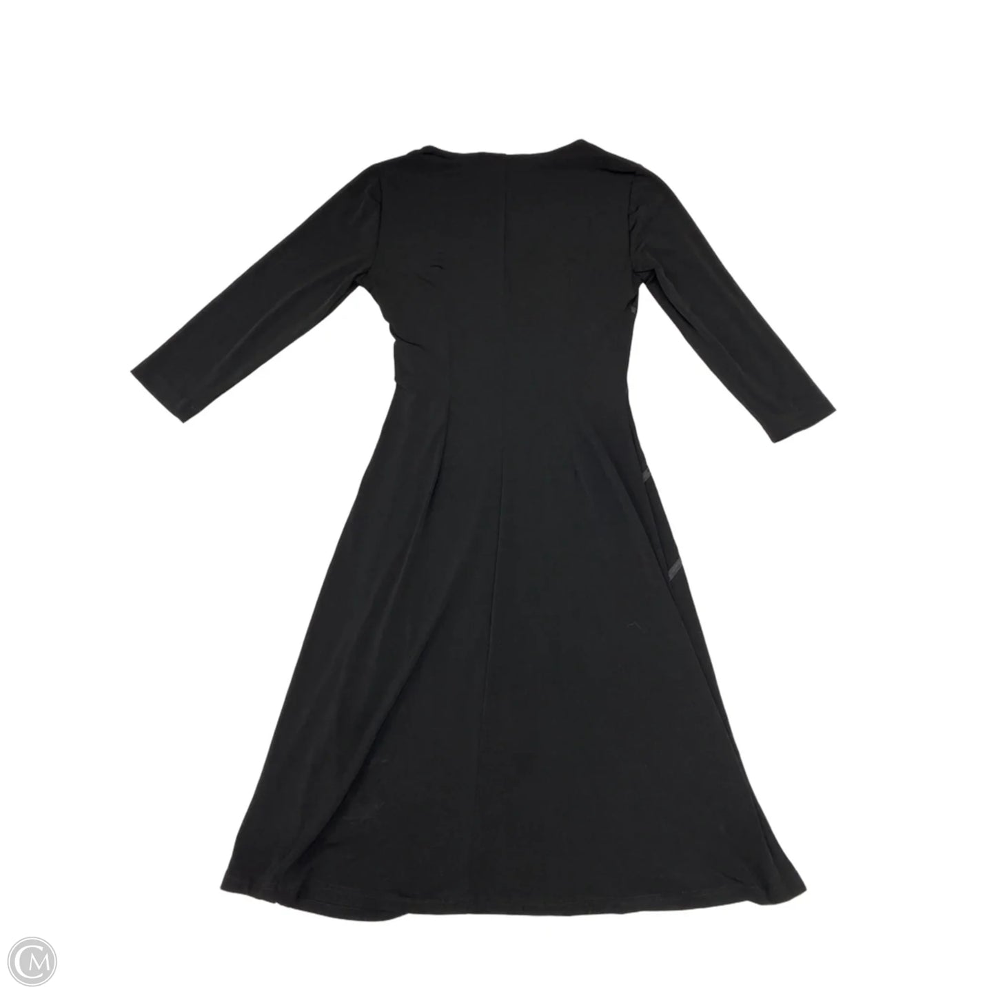 Dress Casual Midi By Connected Apparel In Black, Size: S