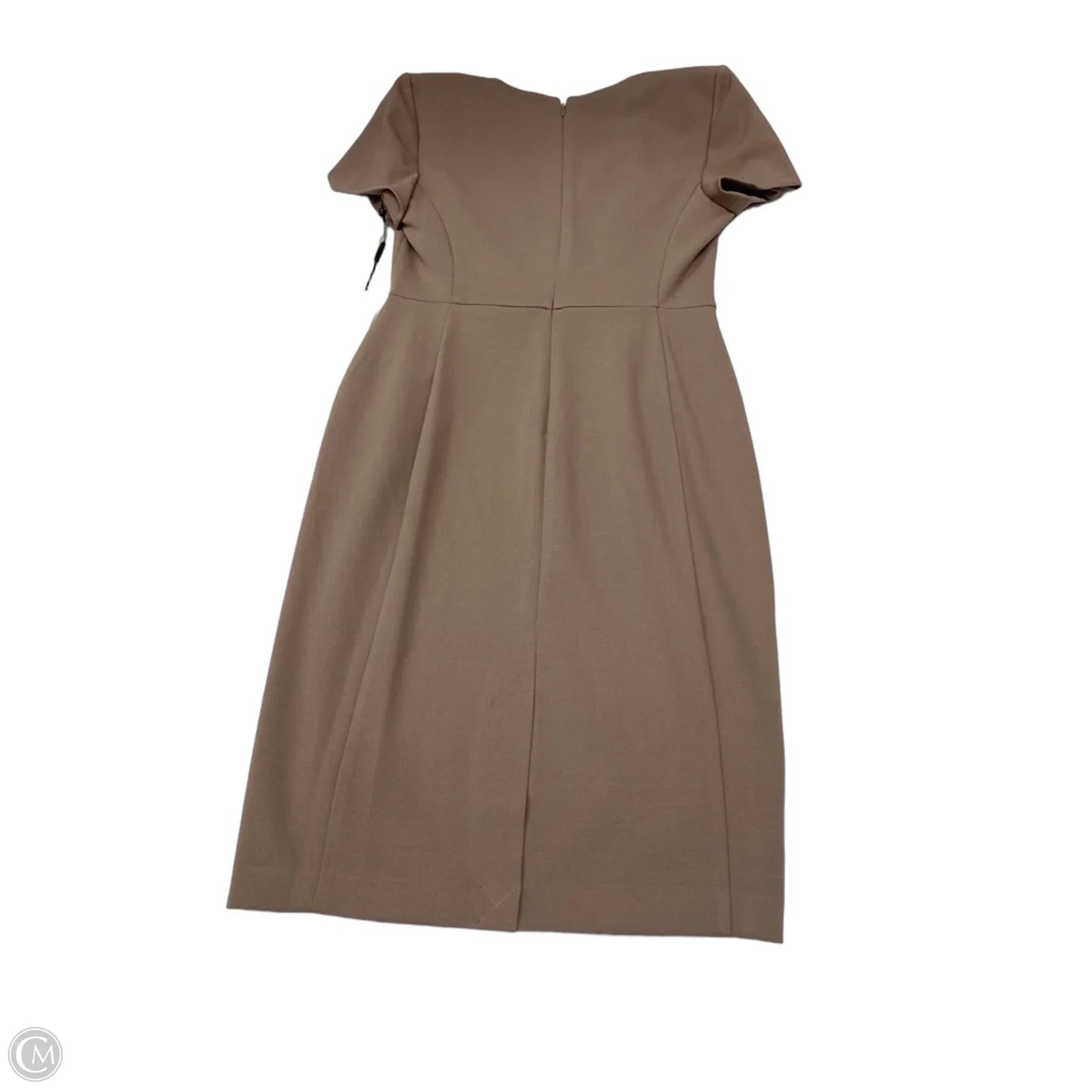 Dress Work By Calvin Klein In Taupe, Size: 6