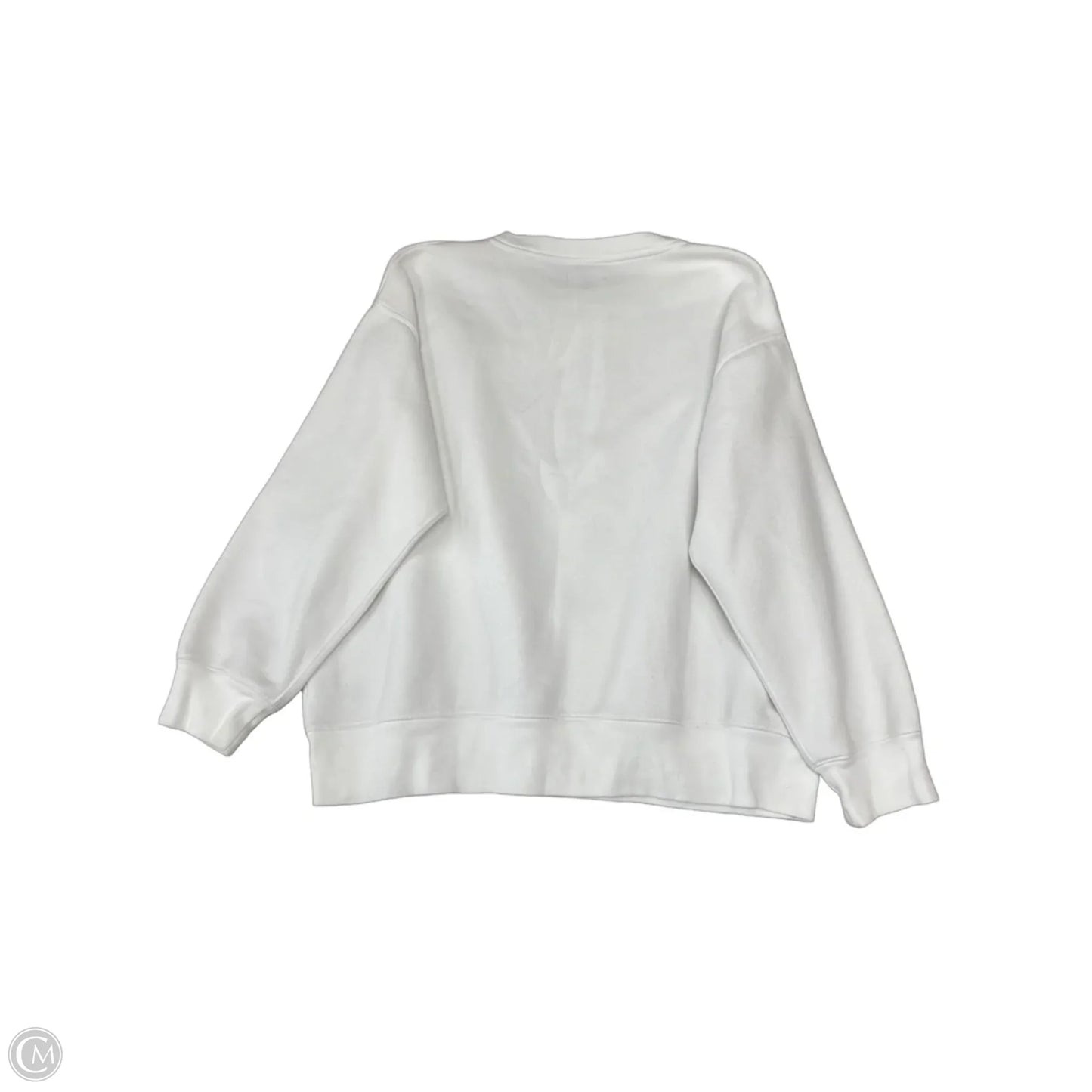 Sweatshirt Crewneck By J. Crew In White, Size: L