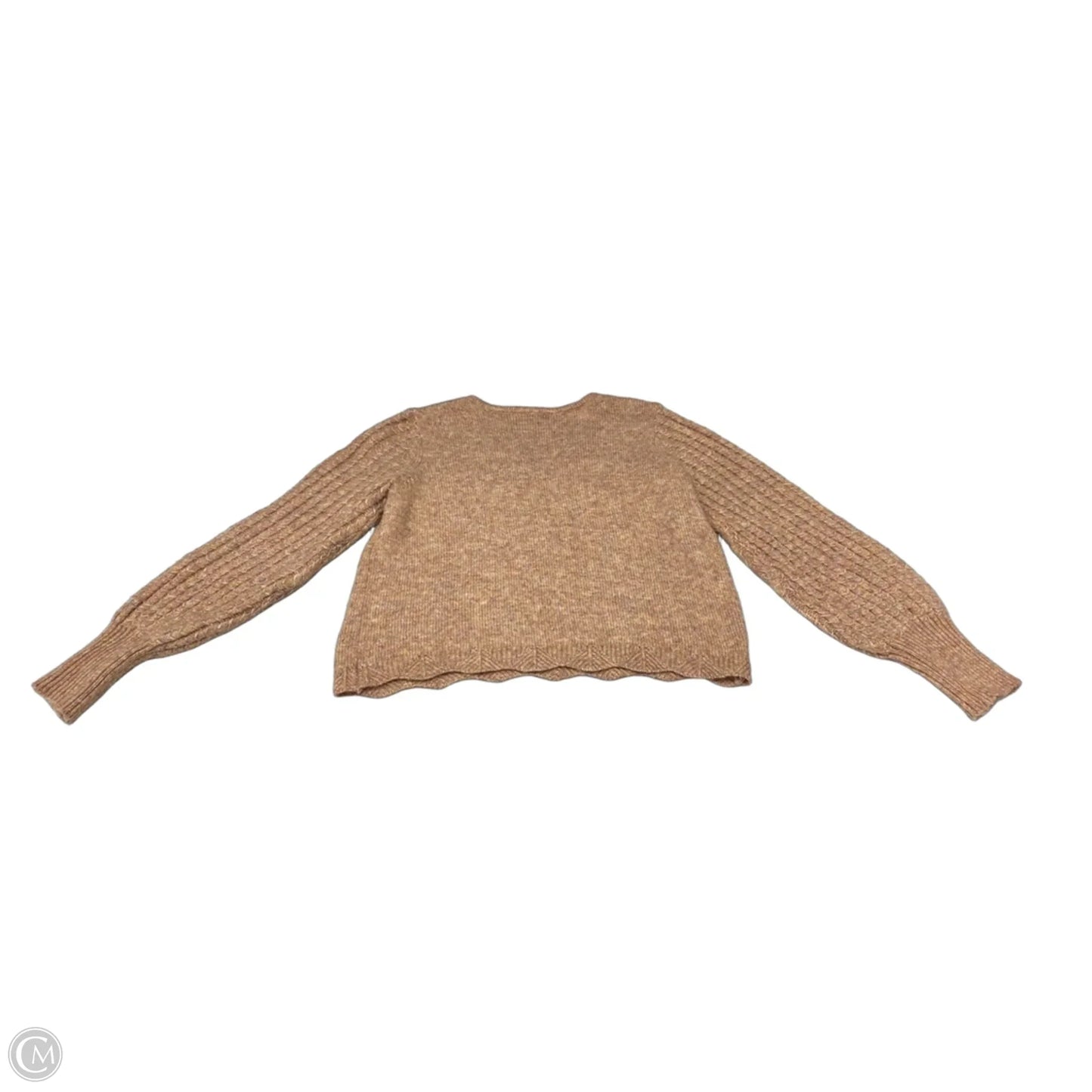 Sweater Designer By Frye In Brown, Size: M