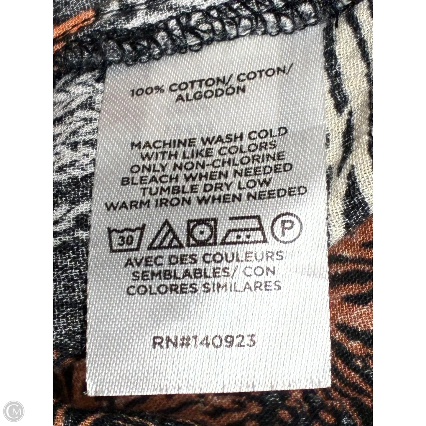 Dress Casual Short By Loft In Black & Orange, Size: M