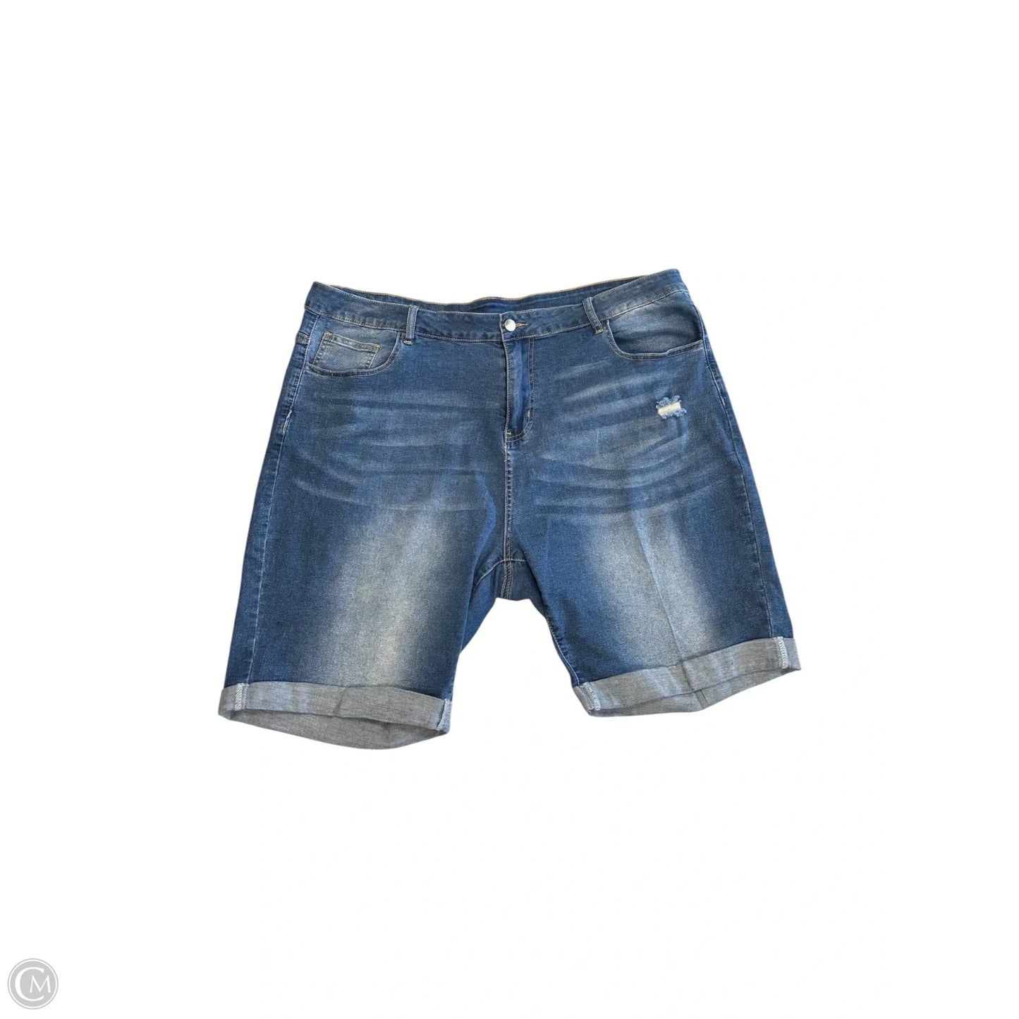 Shorts By Cmf In Blue Denim, Size: 24
