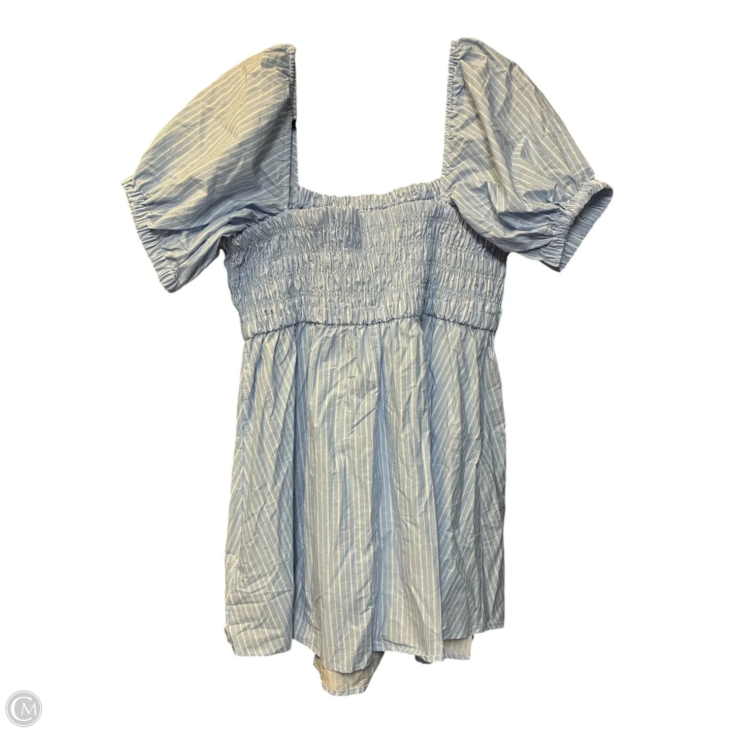 Dress Casual Short By Celebrity Pink In Blue, Size: Xxl