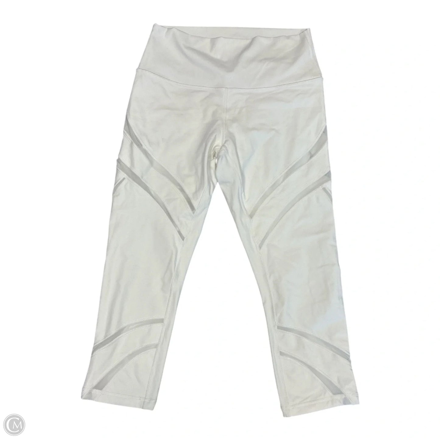 Athletic Capris By Lululemon In White, Size: M