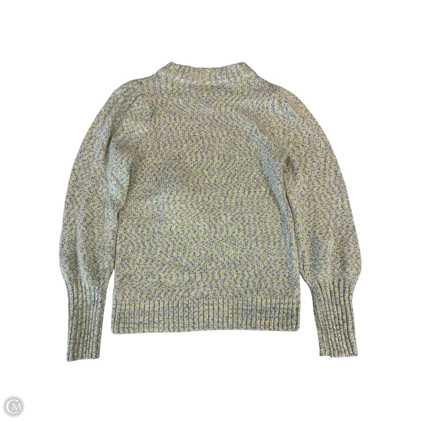 Sweater By Gap In Green & Purple, Size: Xs