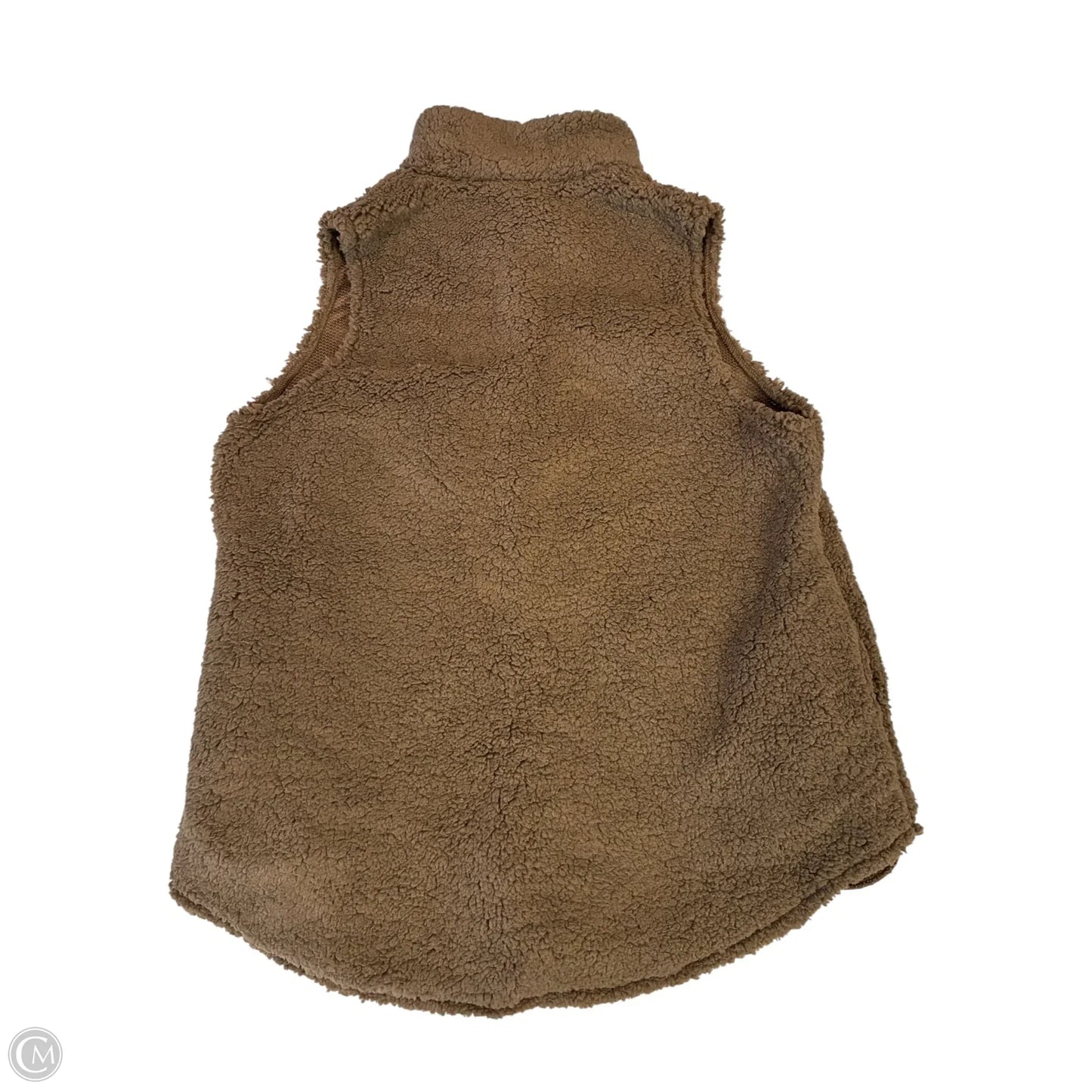 Vest Faux Fur & Sherpa By Cmf In Brown, Size: 1x