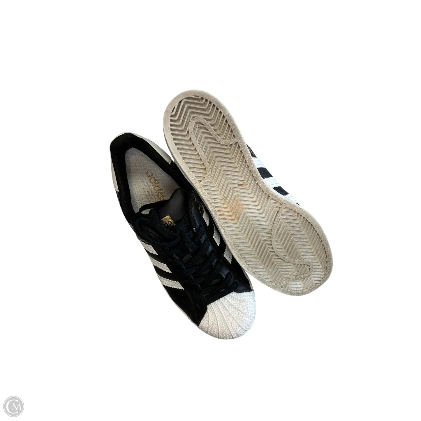 Shoes Sneakers By Adidas In Black & White, Size: 8.5