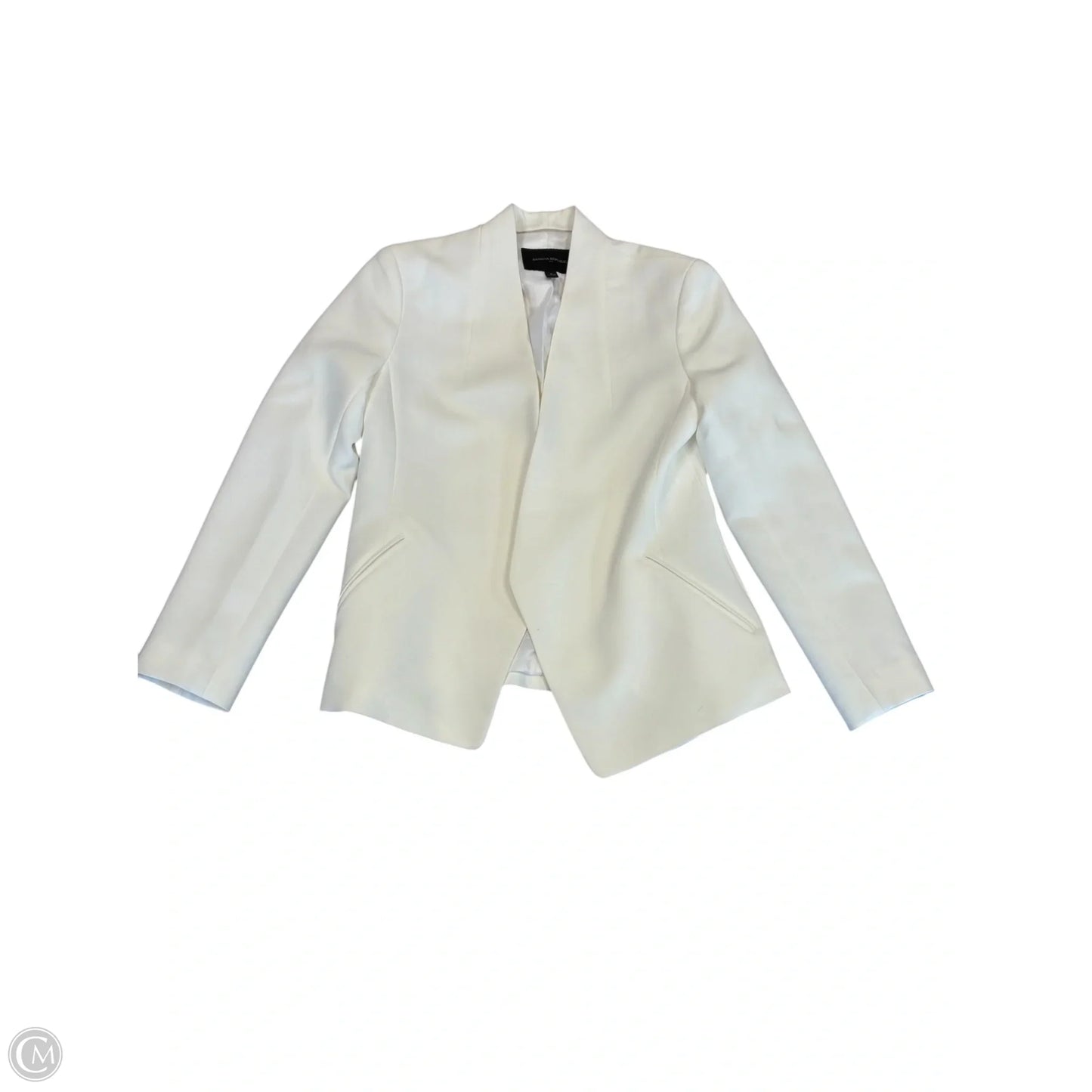 Blazer By Banana Republic In Ivory, Size: Xs
