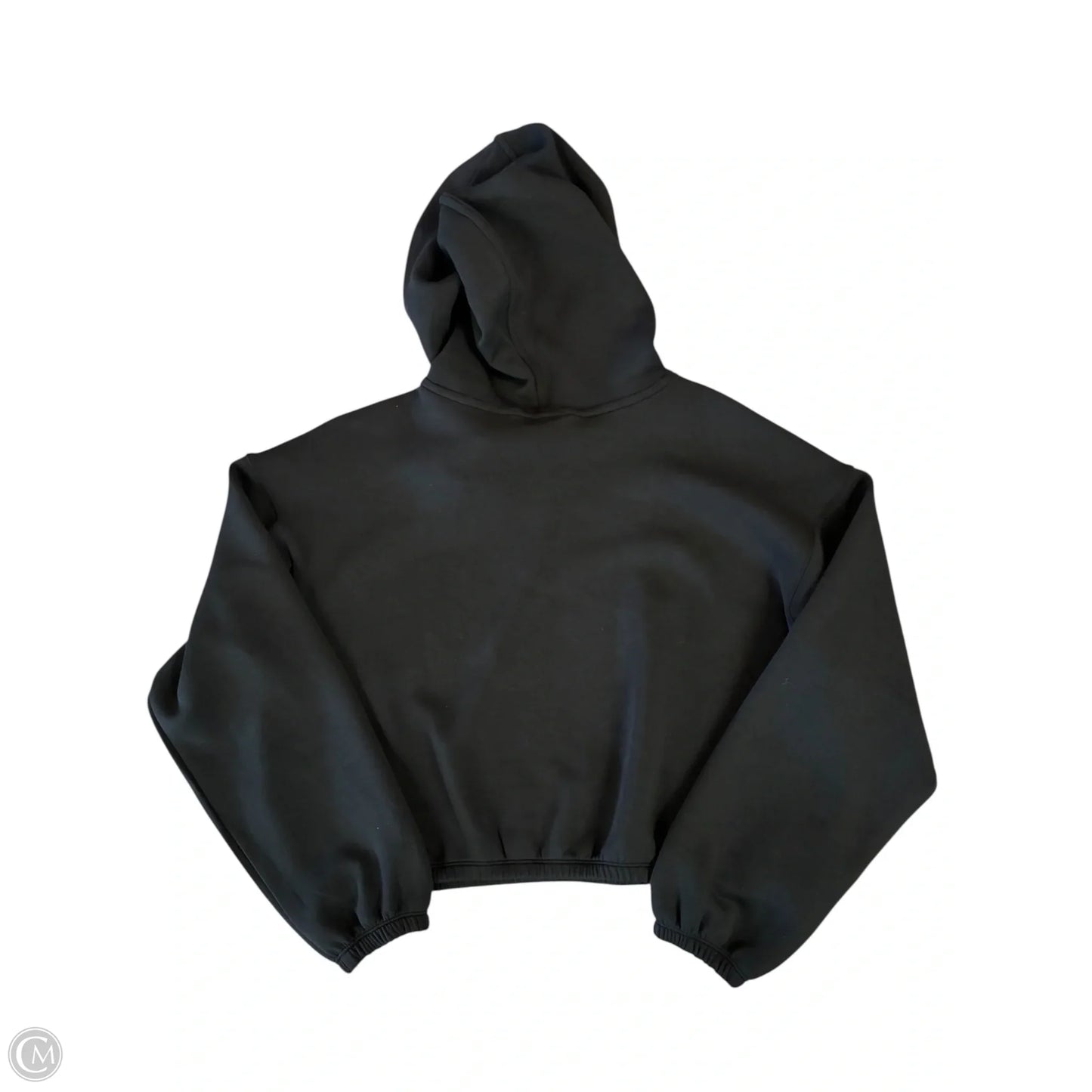 Sweatshirt Hoodie By Spanx In Black, Size: S