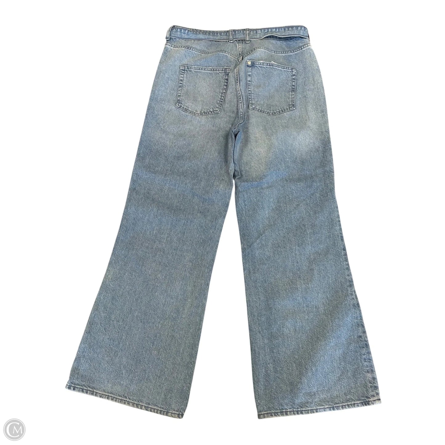 Jeans Wide Leg By Cmf In Blue Denim, Size: 12